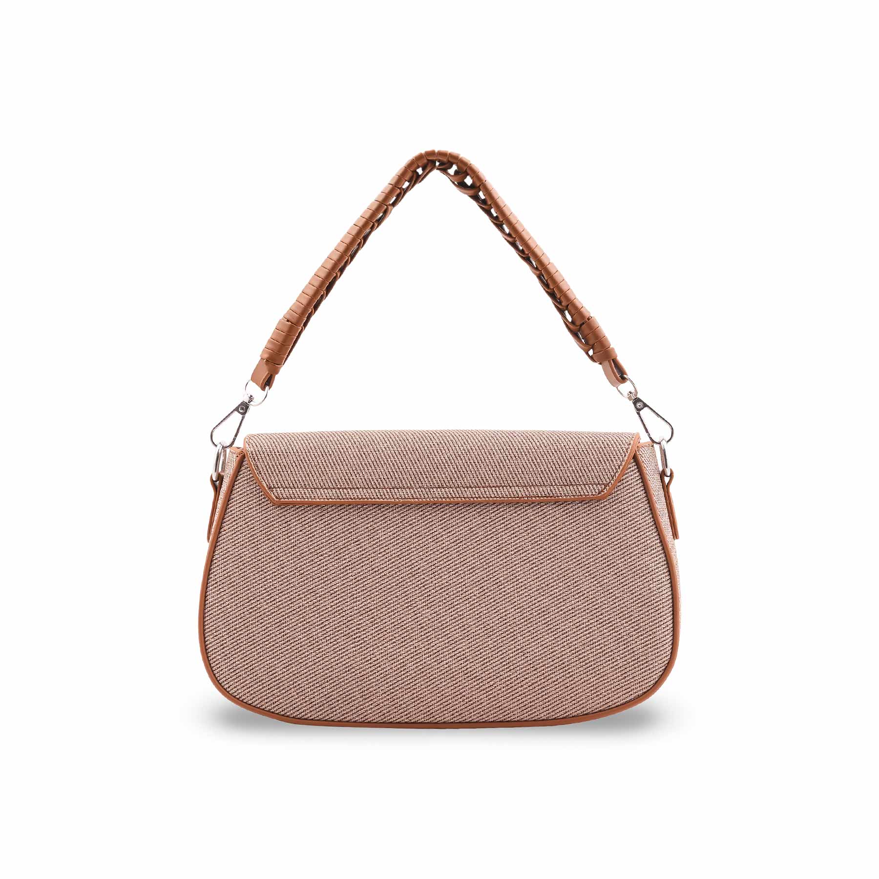 Brown Formal Shoulder Bag For Ladies P36456 - Image 4