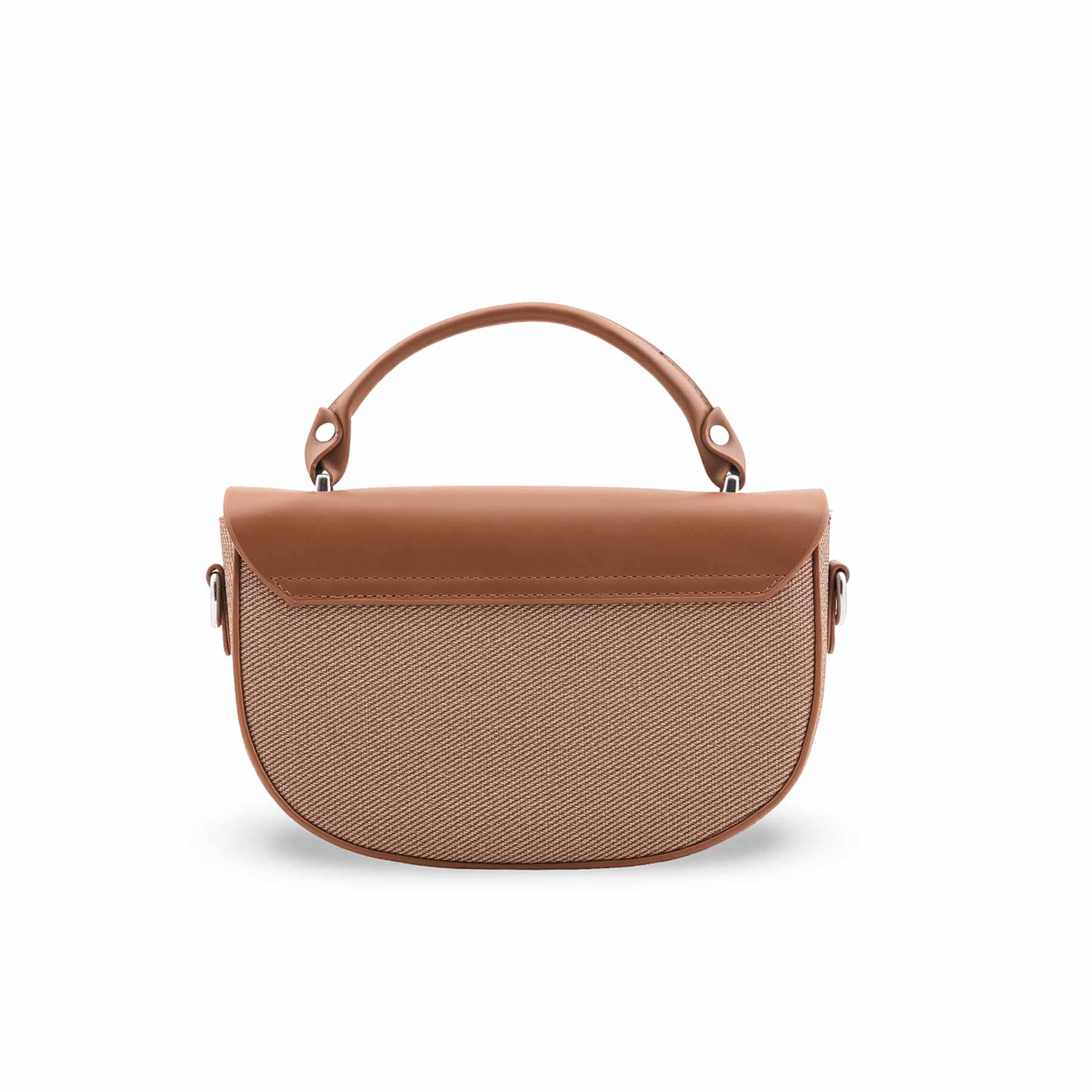 Brown Formal Shoulder Bag For Ladies P36458 - Image 4
