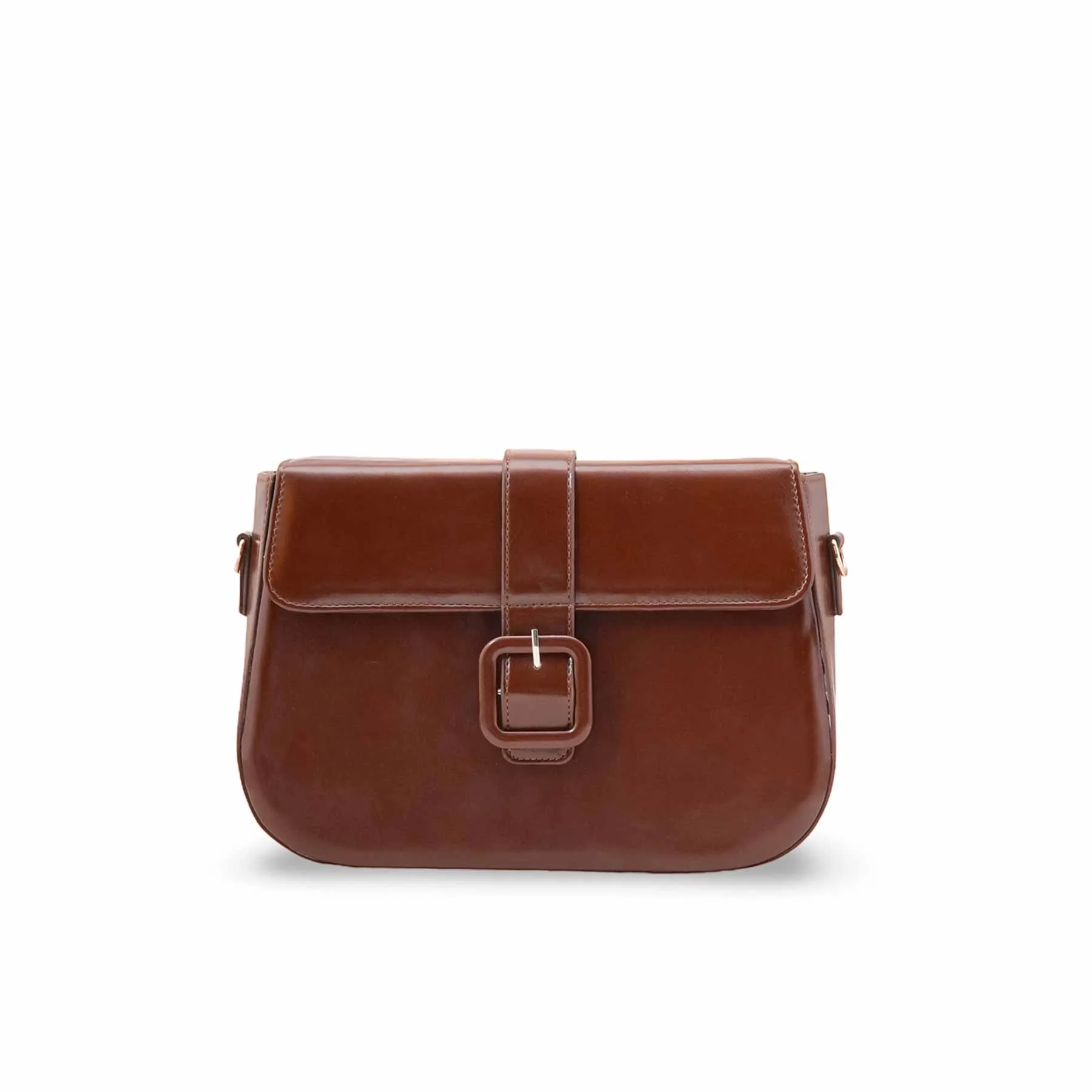 Brown Formal Shoulder Bag For Ladies P55863 - Image 2