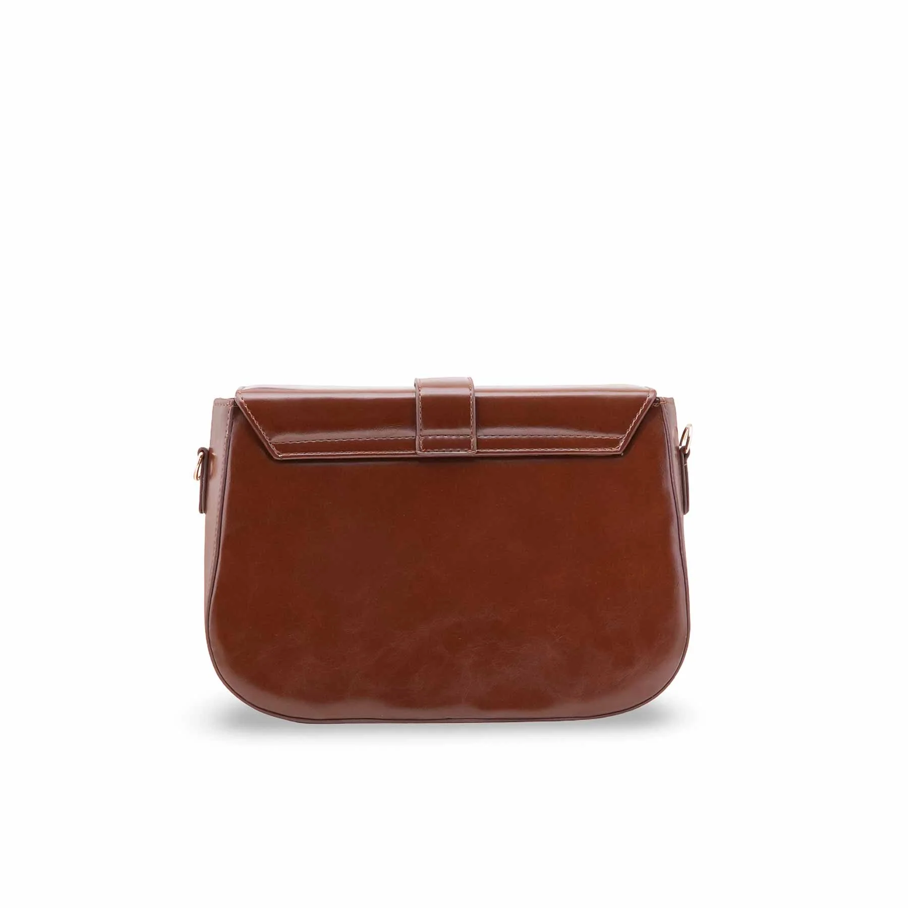 Brown Formal Shoulder Bag For Ladies P55863 - Image 4
