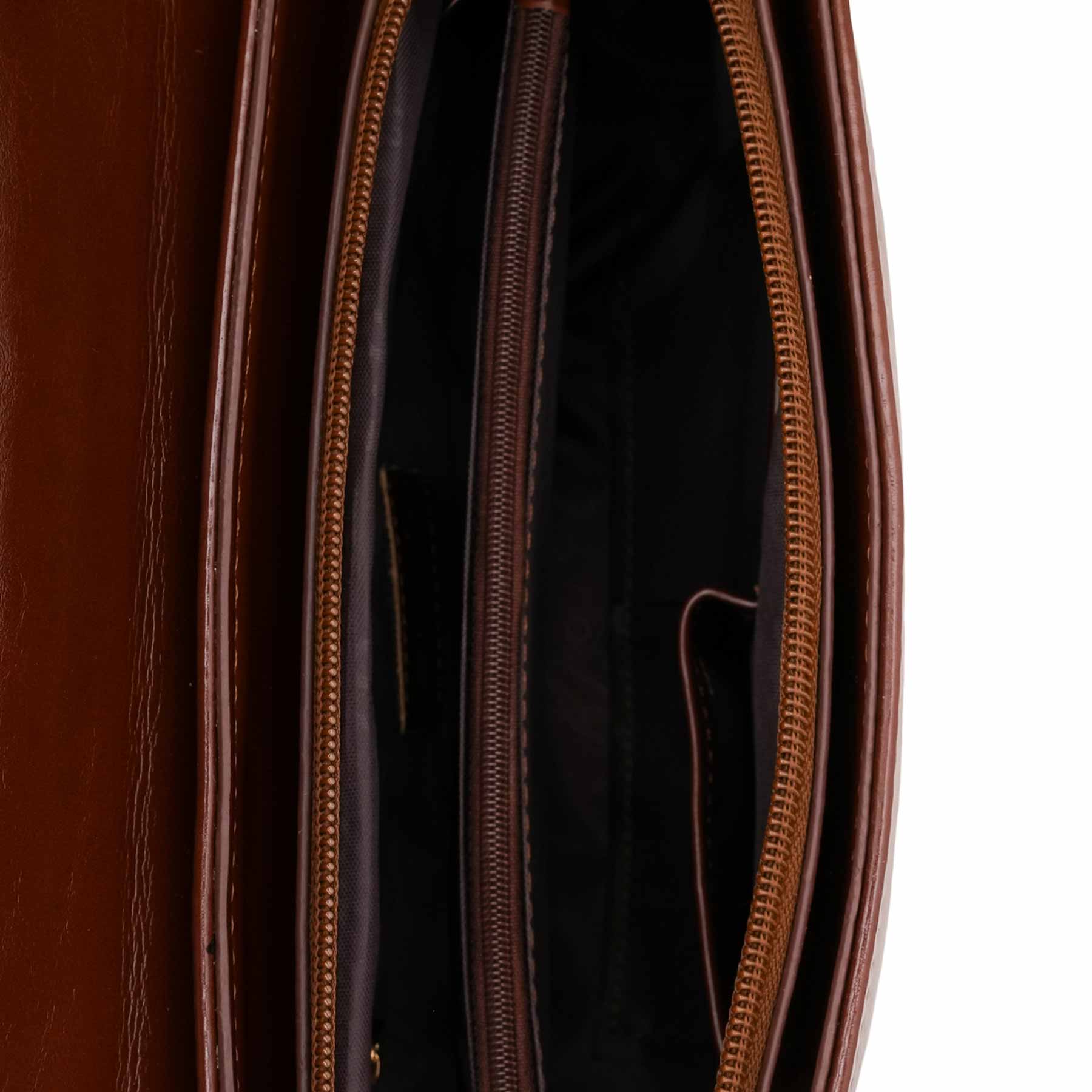 Brown Formal Shoulder Bag For Ladies P55863 - Image 5