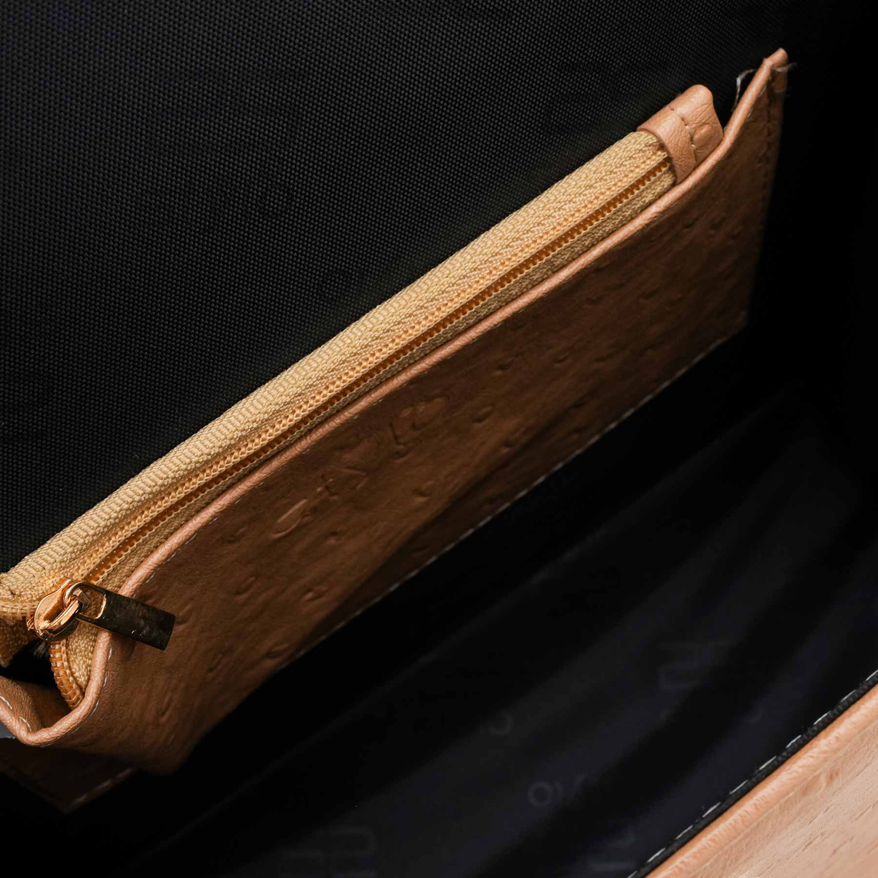 Brown Formal Shoulder Bag For Ladies P55887 - Image 6