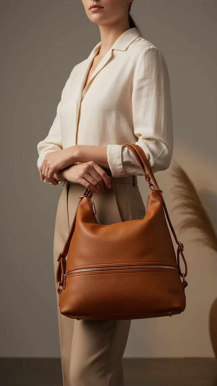 Brown Formal Shoulder Bag For Women P36356