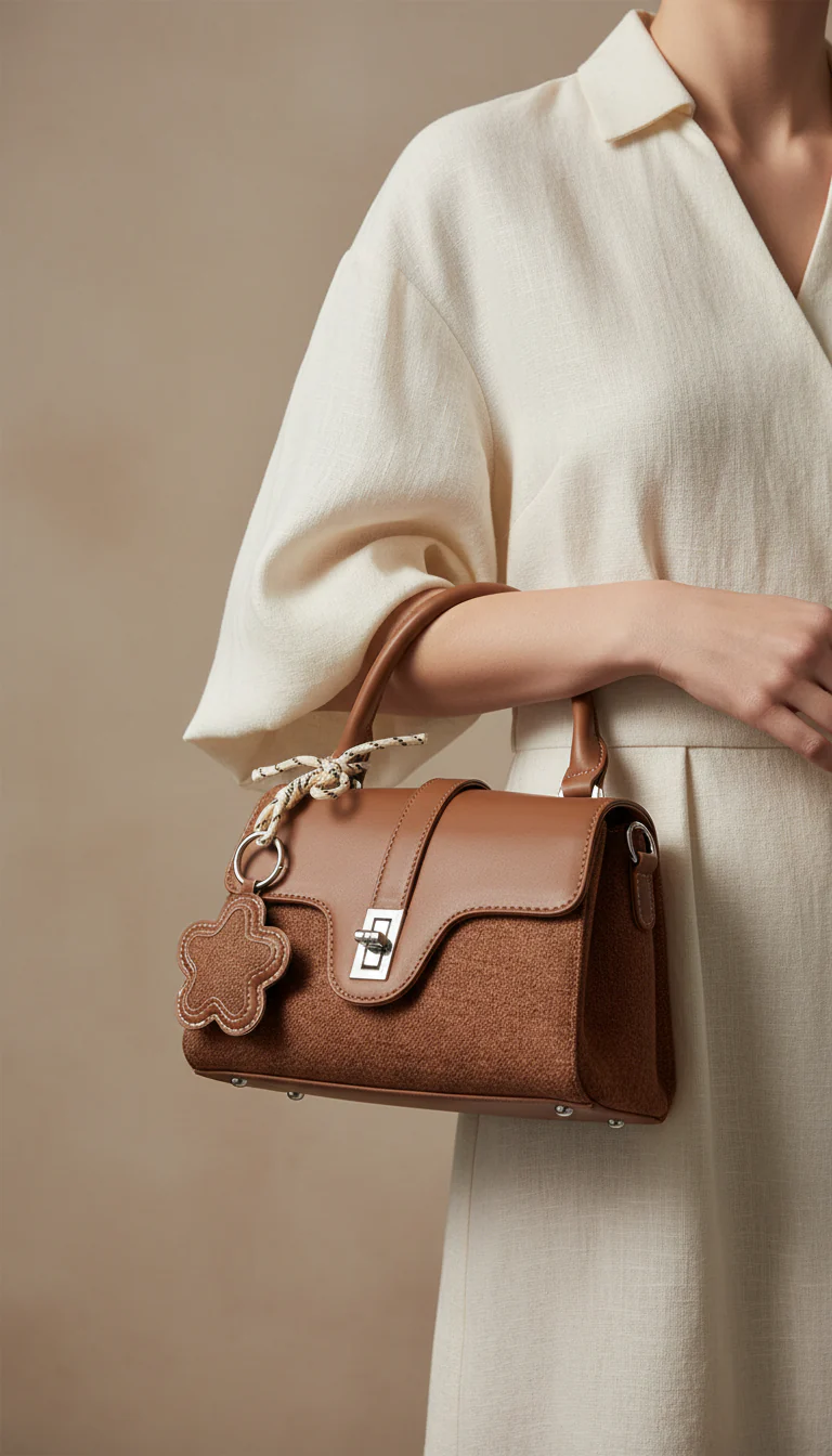 Brown Formal Shoulder Bag For Women P36459