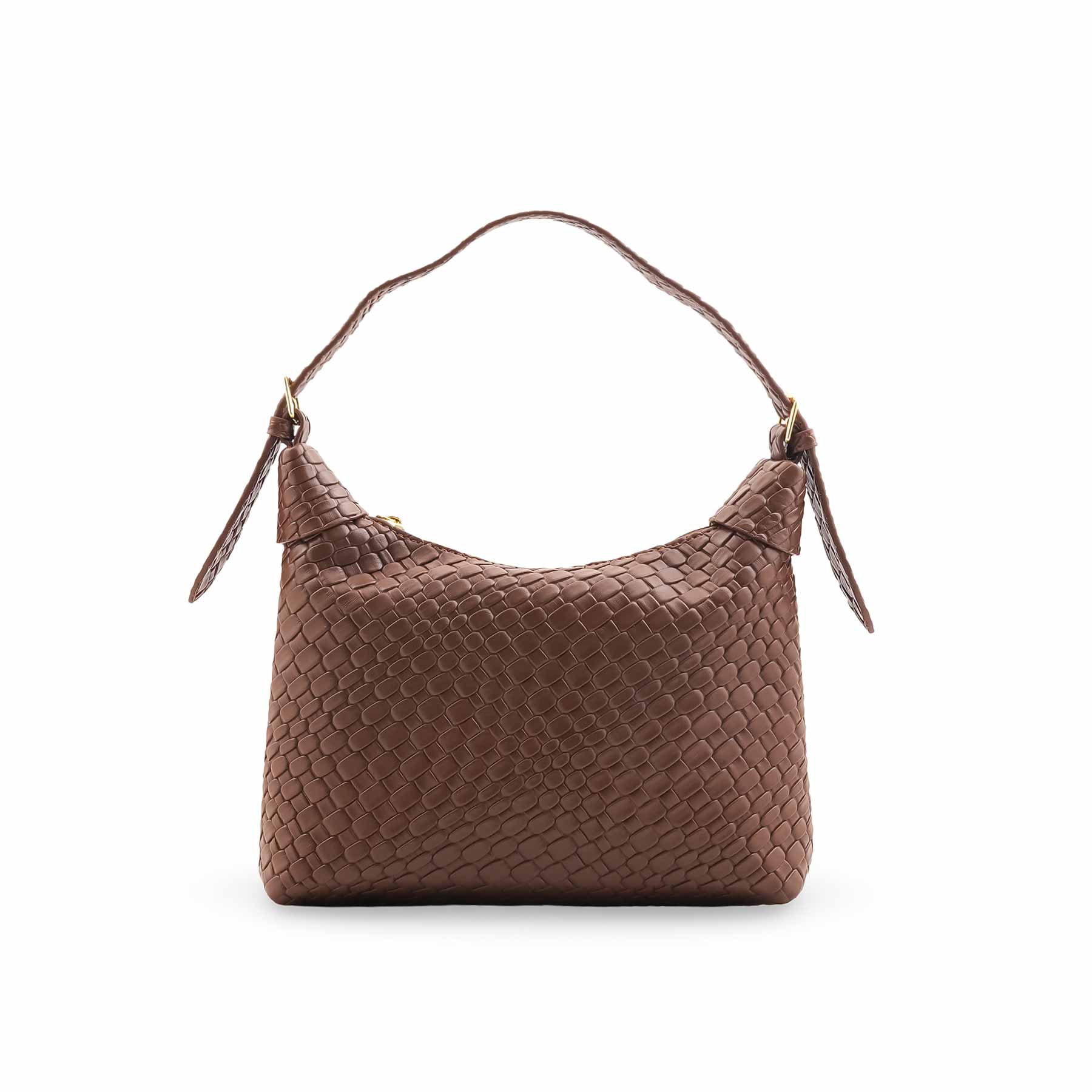 Brown Formal Shoulder Bag For Women P36462 - Image 3