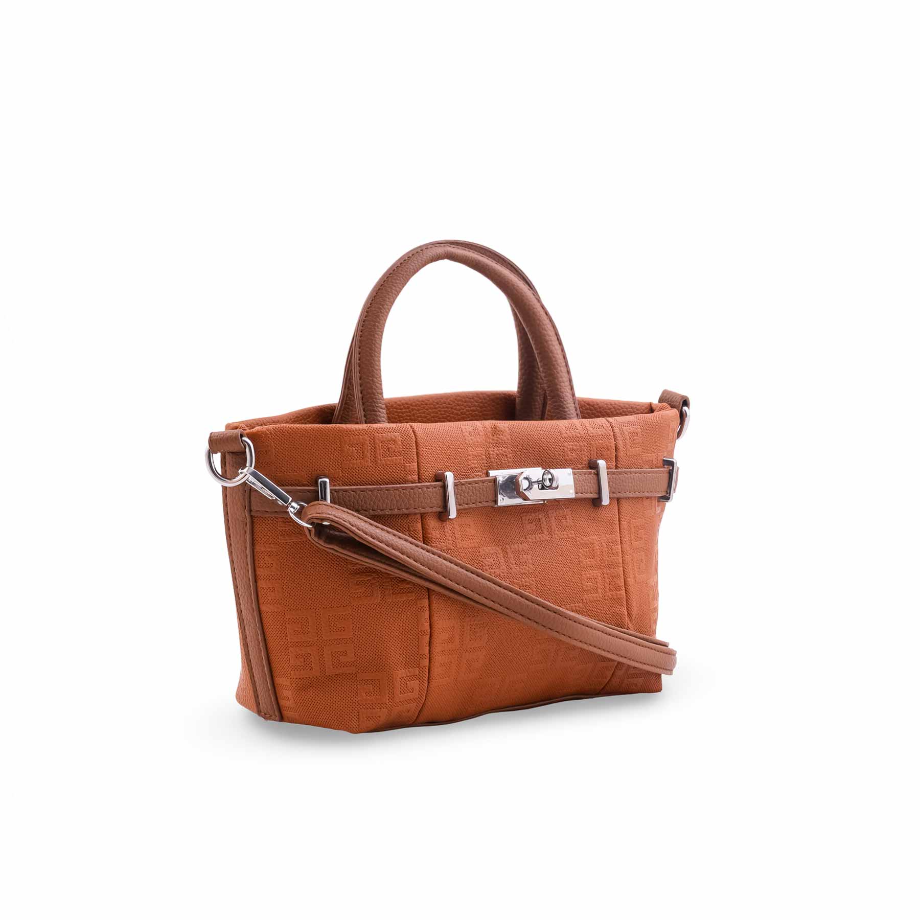 Brown Formal Shoulder Bag For Women P36551 - Image 3