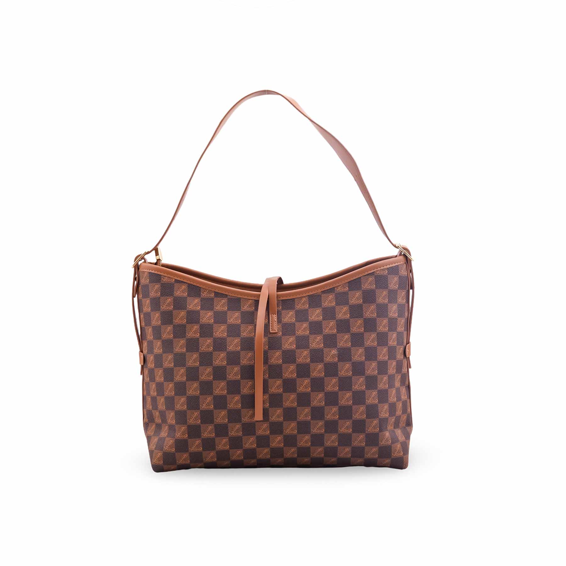 Brown Formal Shoulder Bag For Women P36639 - Image 4