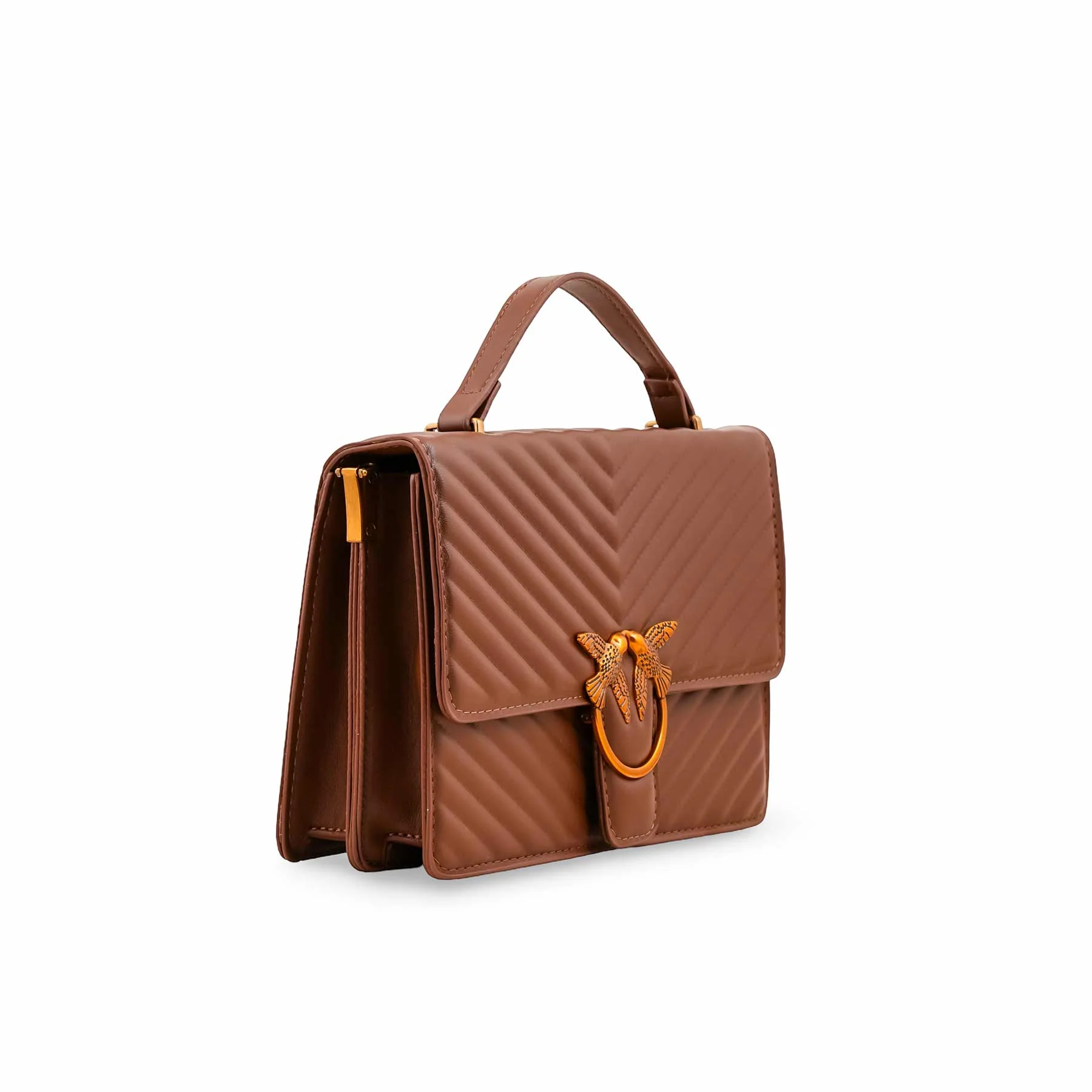 Brown Formal Shoulder Bag P36143 - Image 2