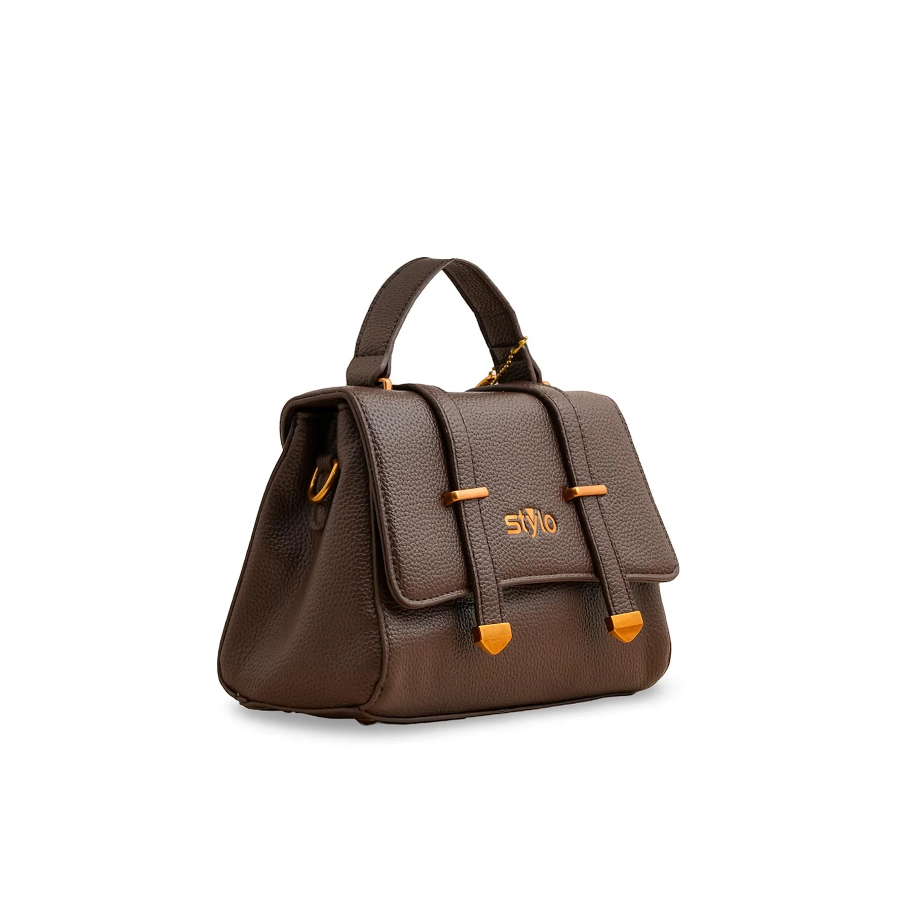 Brown Formal Shoulder Bag P36148 - Image 3