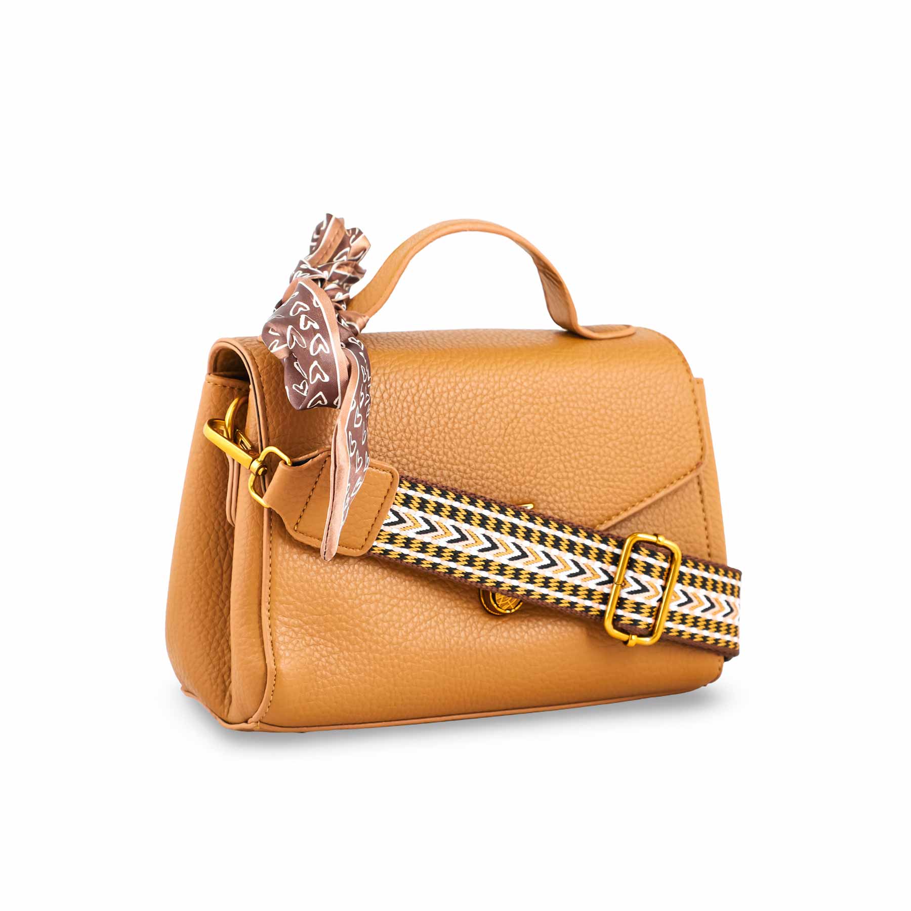 Brown Formal Shoulder Bag P36298 - Image 3