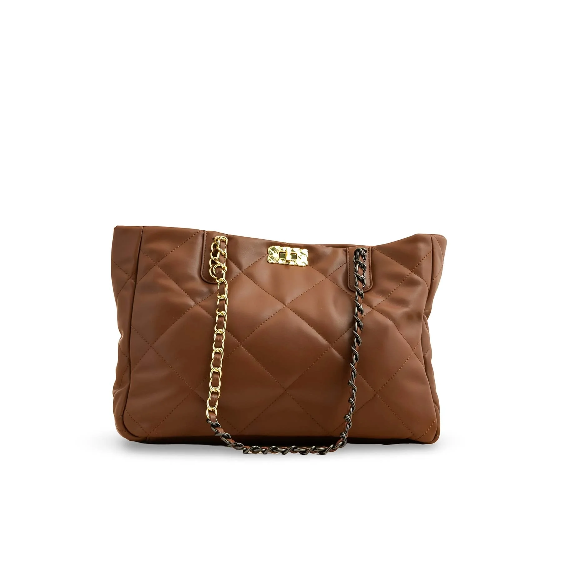 Brown Formal Shoulder Bag P36321 - Image 2