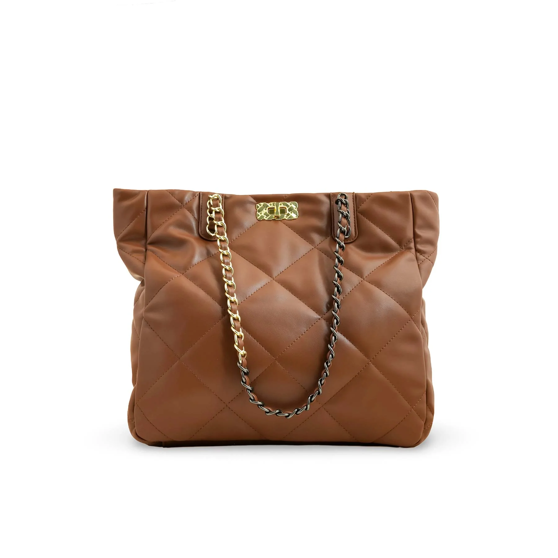 Brown Formal Shoulder Bag P36322 - Image 2
