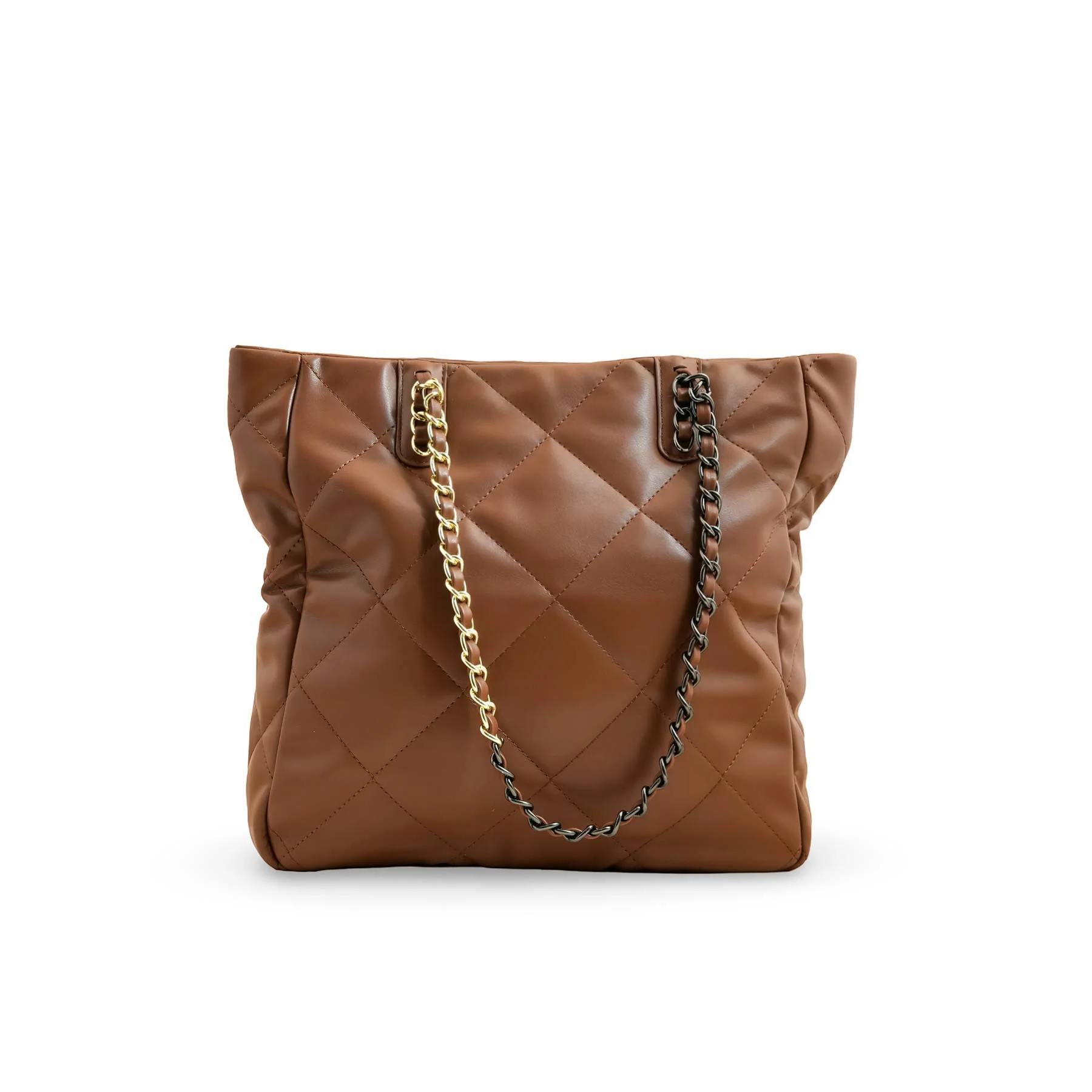 Brown Formal Shoulder Bag P36322 - Image 4