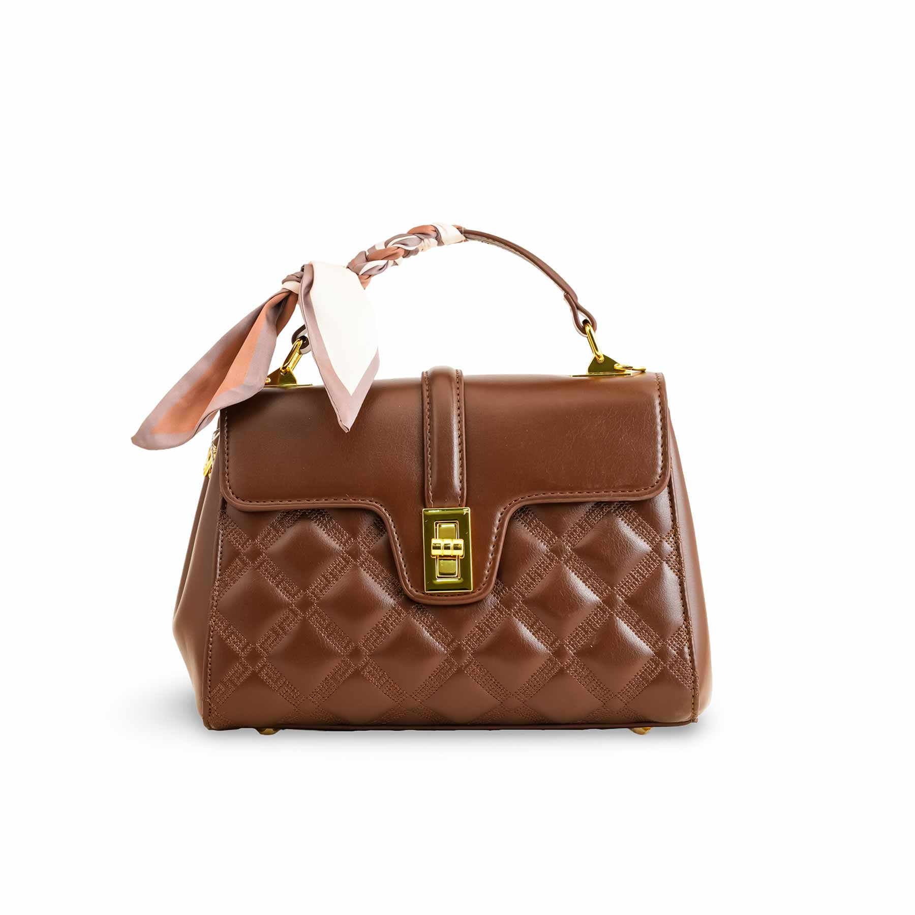 Brown Formal Shoulder Bag P36340 - Image 2