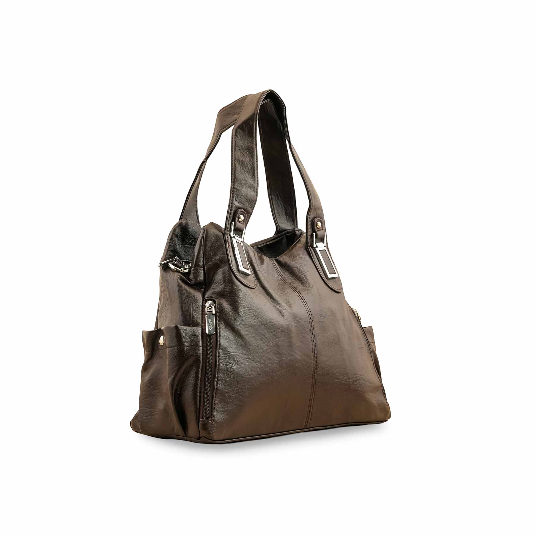 Brown Formal Shoulder Bag P36352 - Image 2