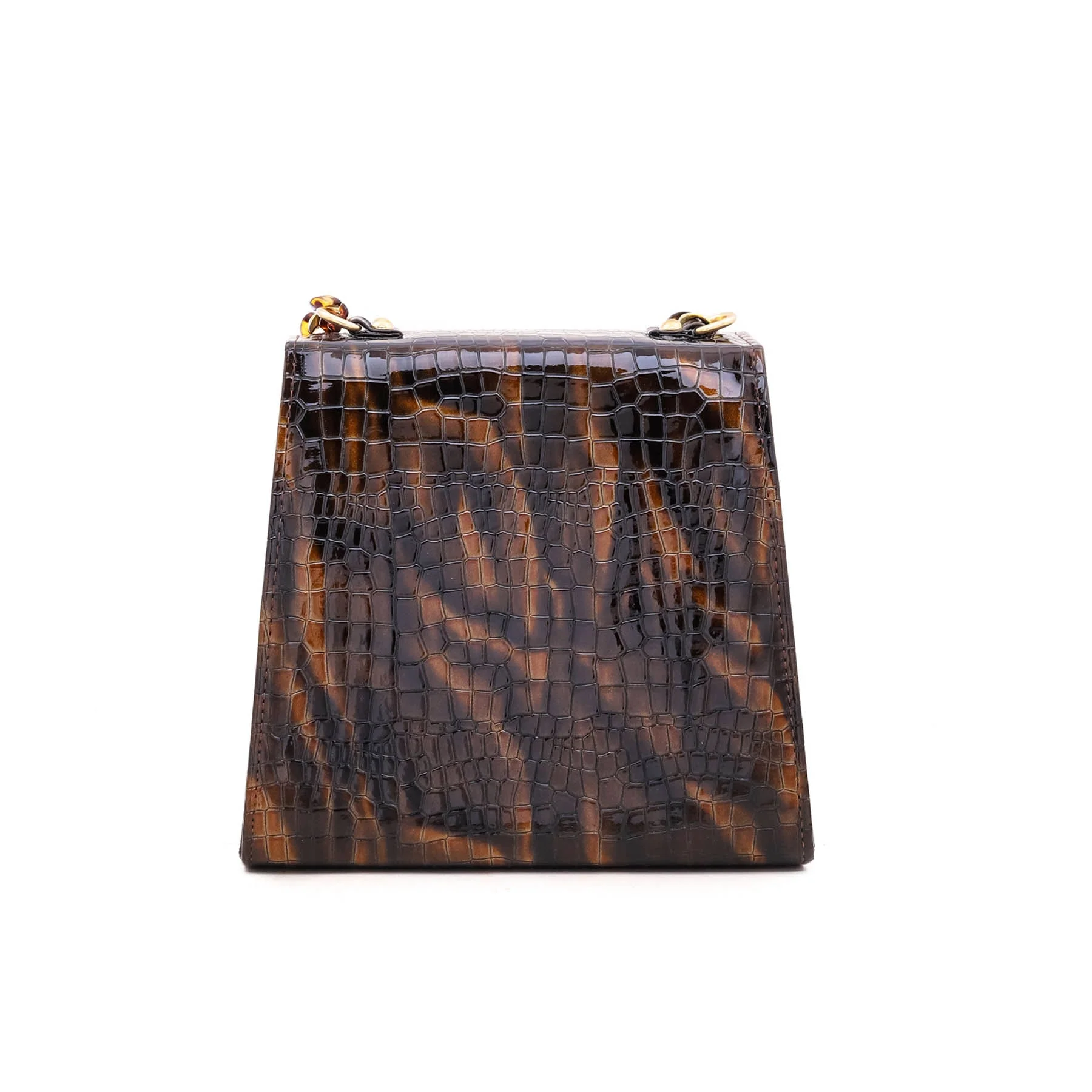 Brown Formal Shoulder Bag P54305 - Image 3