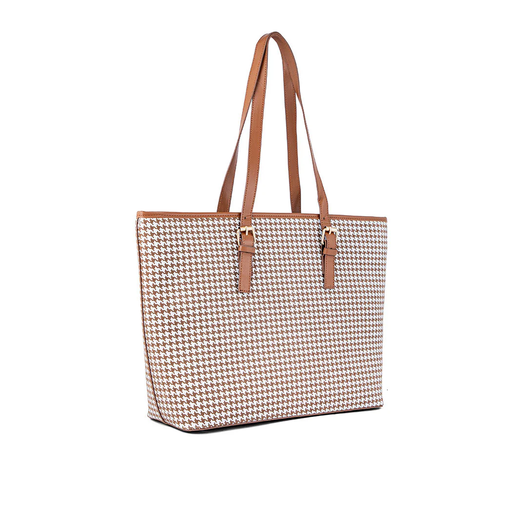 Brown Formal Shoulder Bag P55650 - Image 2