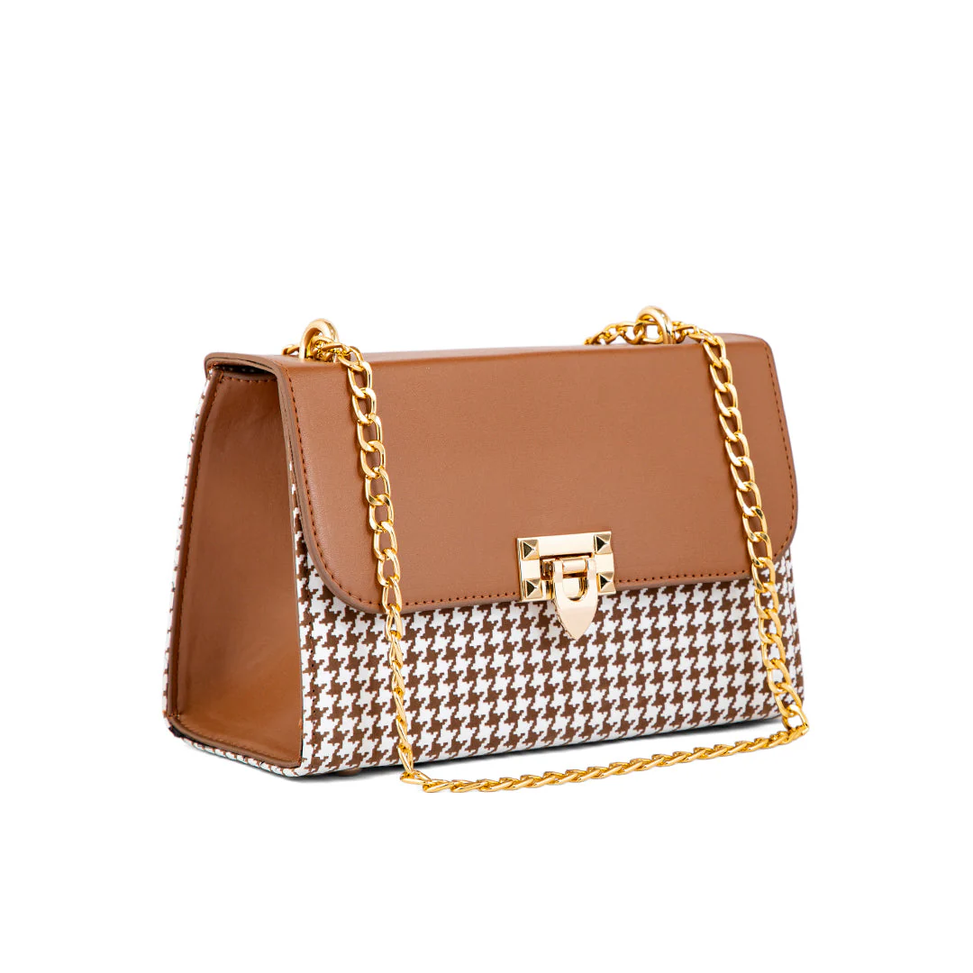 Brown Formal Shoulder Bag P55656 - Image 2