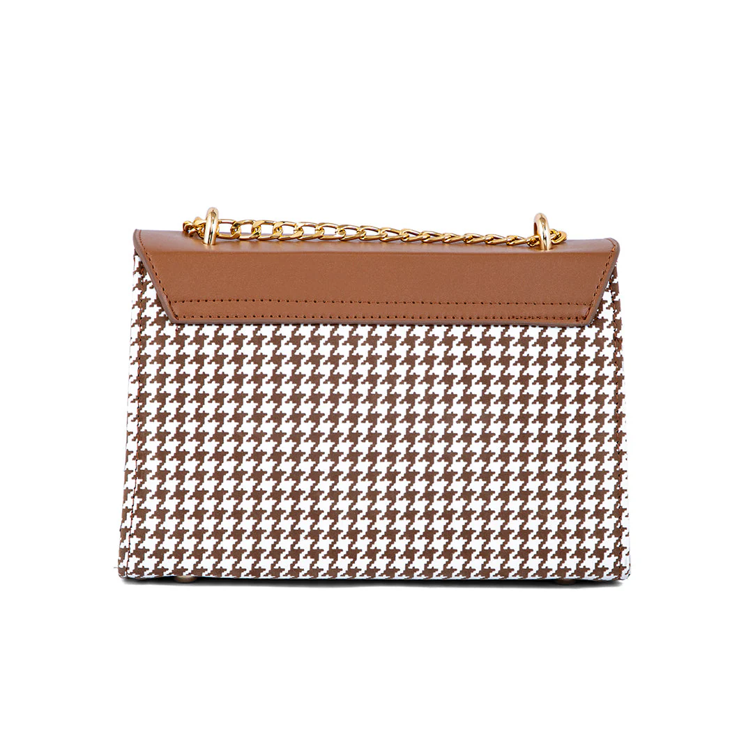 Brown Formal Shoulder Bag P55656 - Image 3