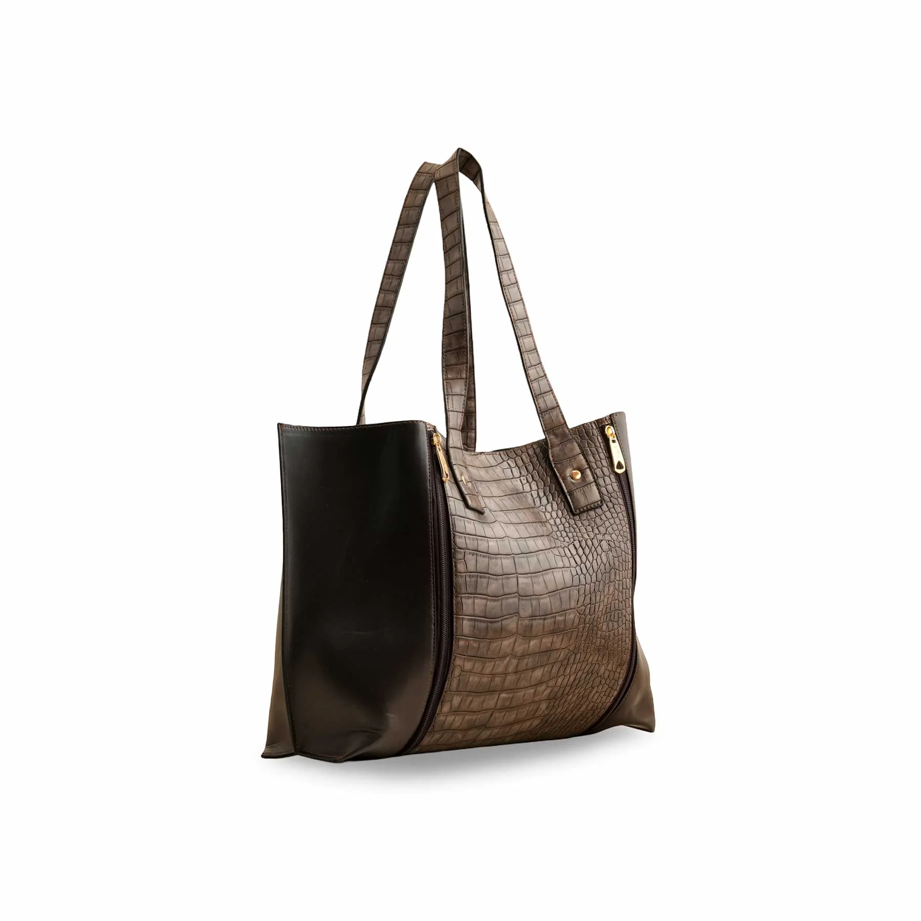 Brown Formal Shoulder Bag P55729 - Image 3