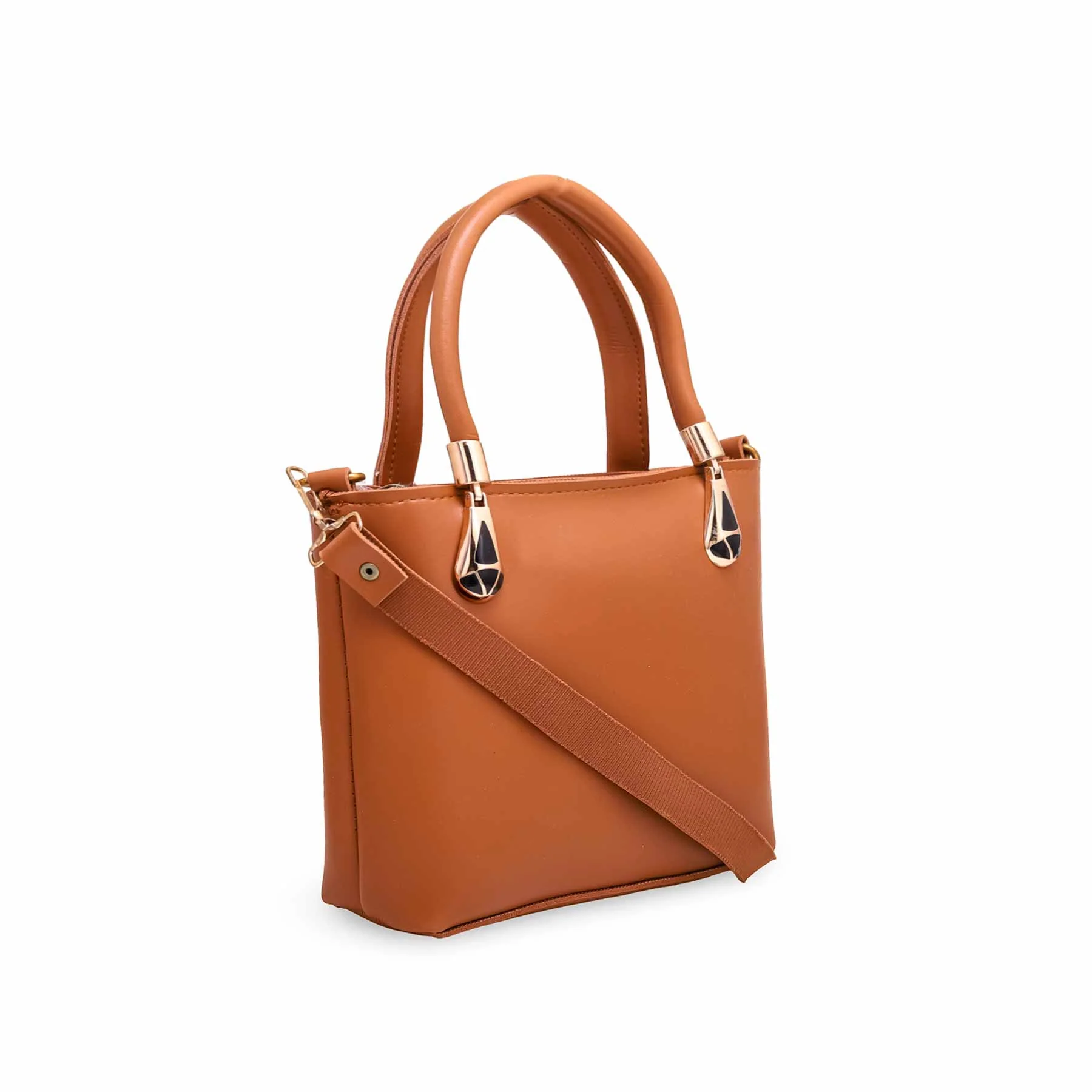 Brown Formal Shoulder Bag P56035 - Image 2