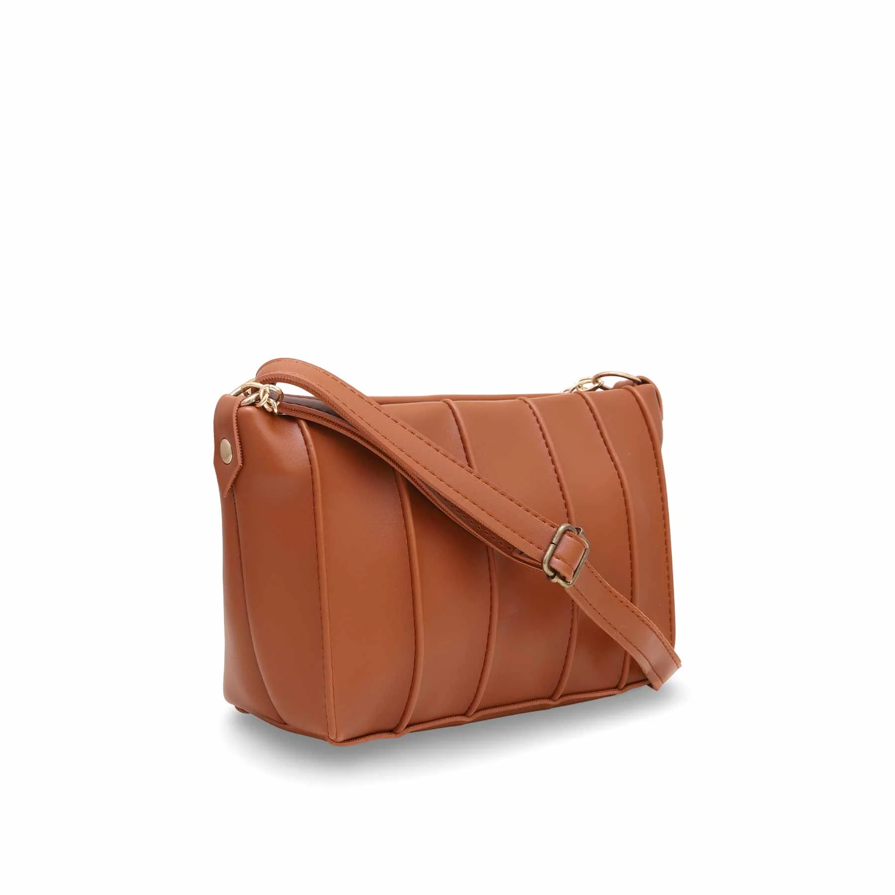 Brown Formal Shoulder Bag P56096 - Image 2