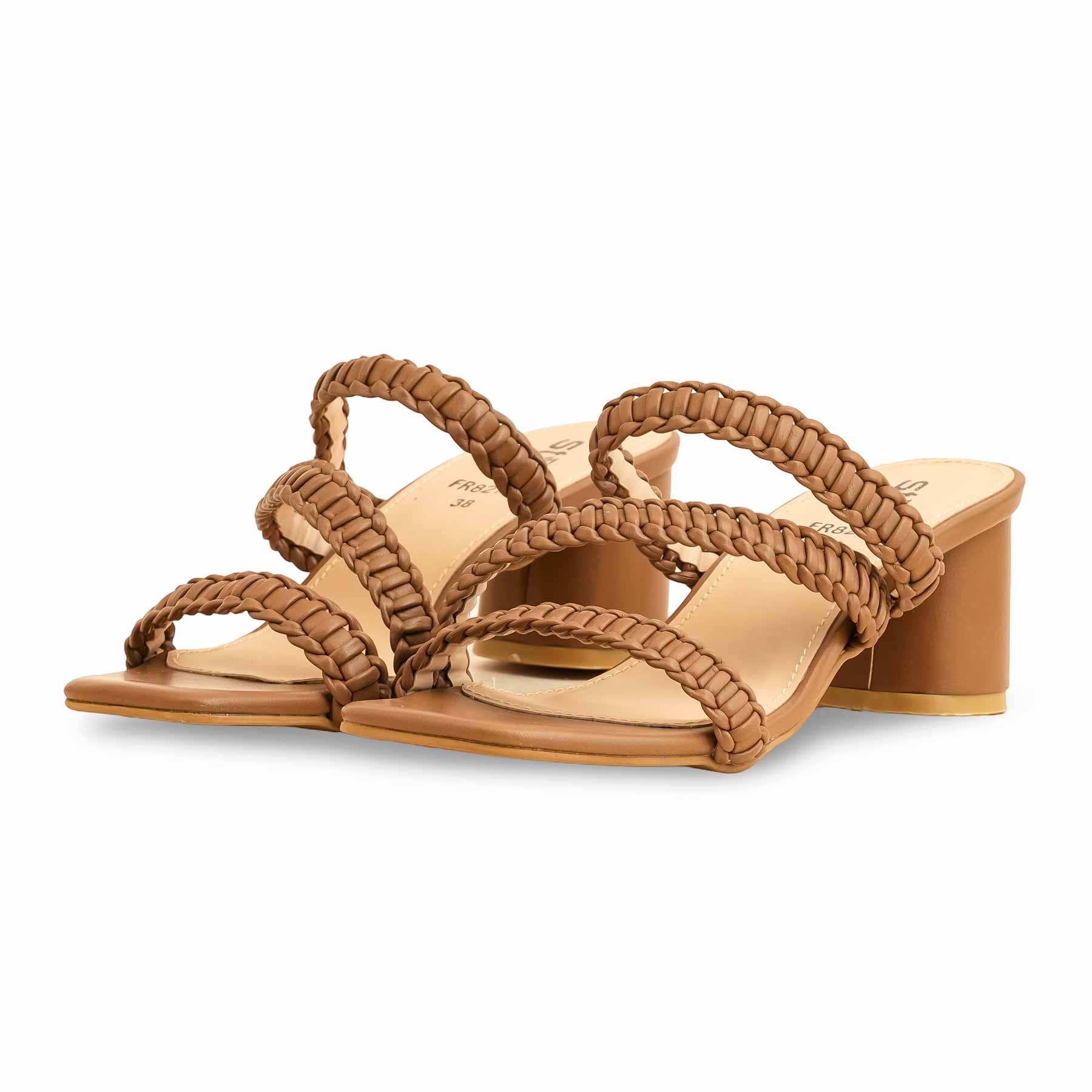 Brown Formal Slipper For Ladies FR8276 - Image 3