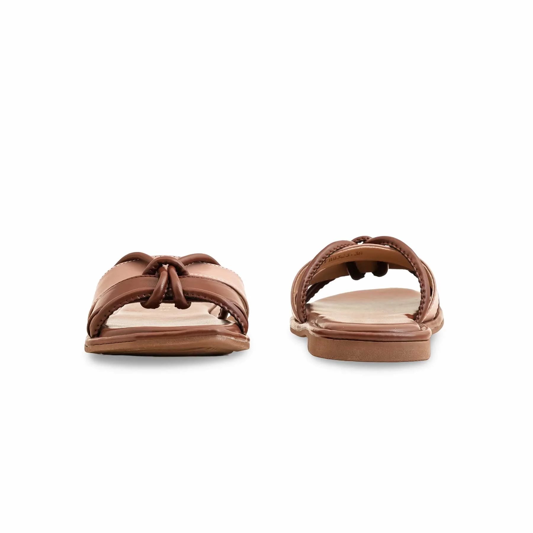 Brown Formal Slipper For Ladies FR8323 - Image 4