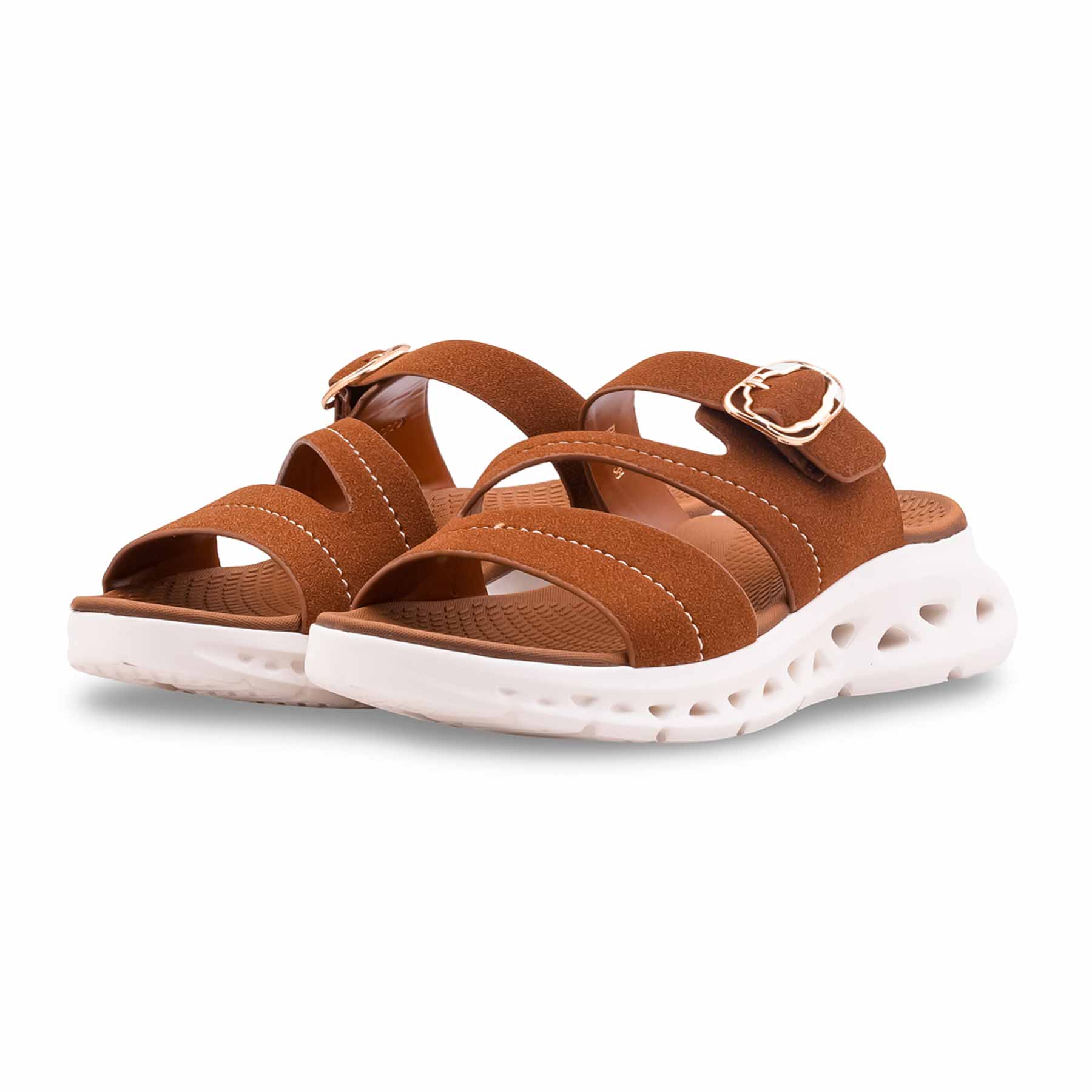 Brown Formal Slipper For Ladies PU0779 - Image 3