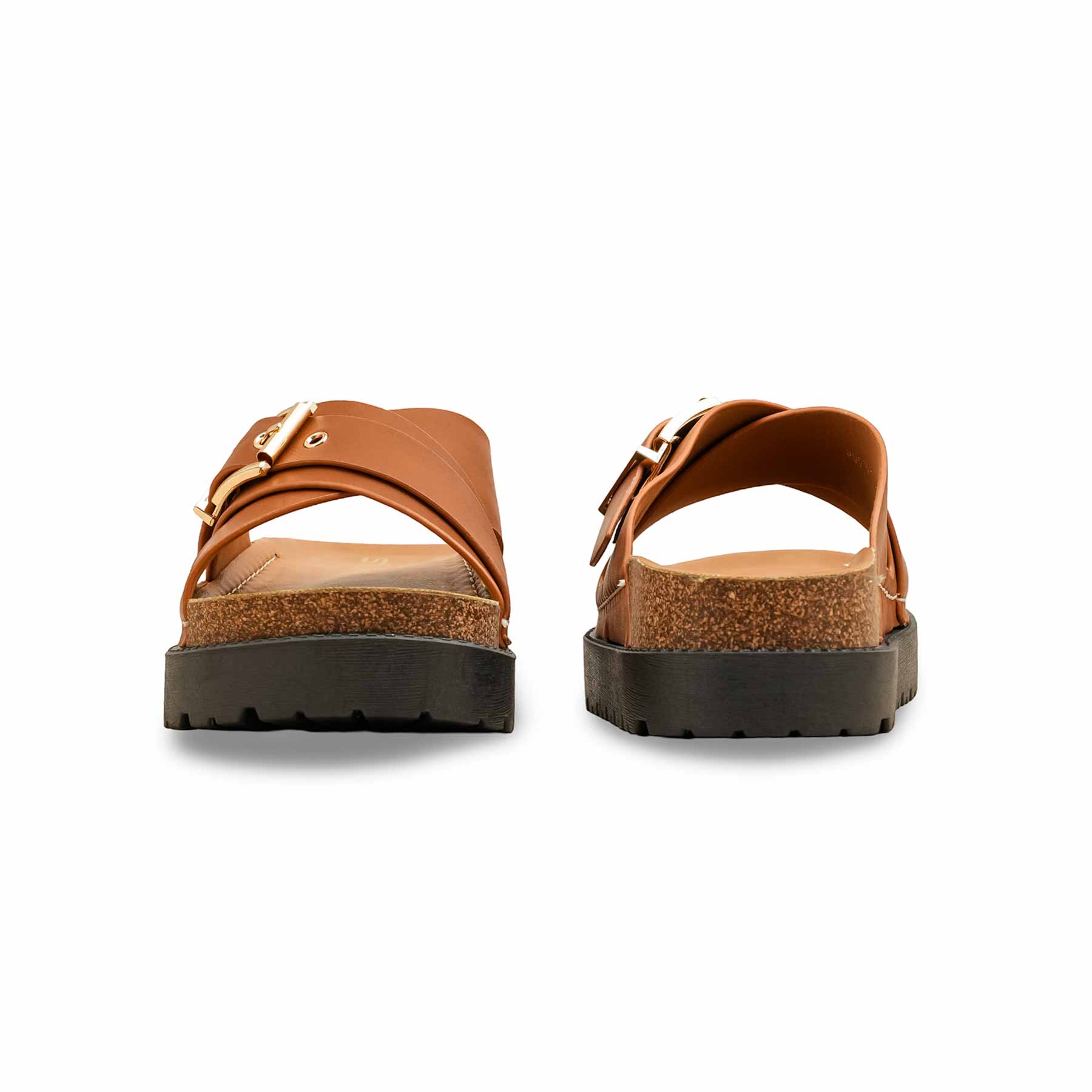 Brown Formal Slipper For Women PU0391 - Image 4
