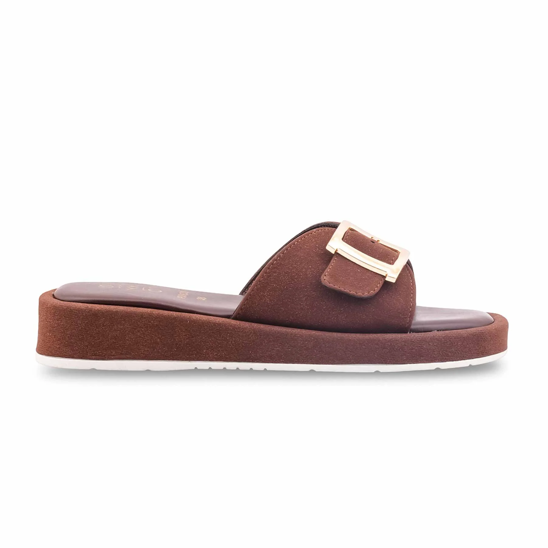 Brown Formal Slipper For Women PU0631 - Image 2