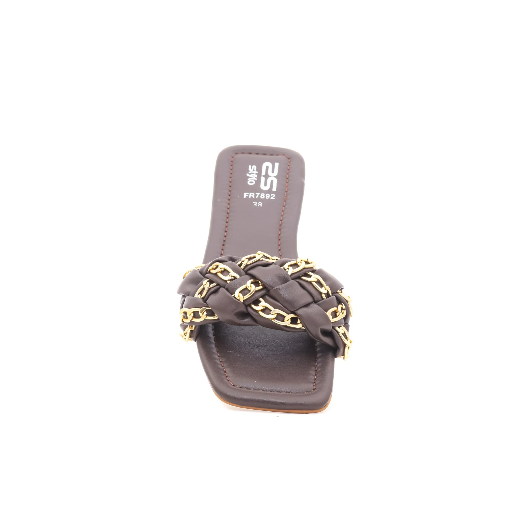 Brown Formal Slipper FR7892 - Image 3