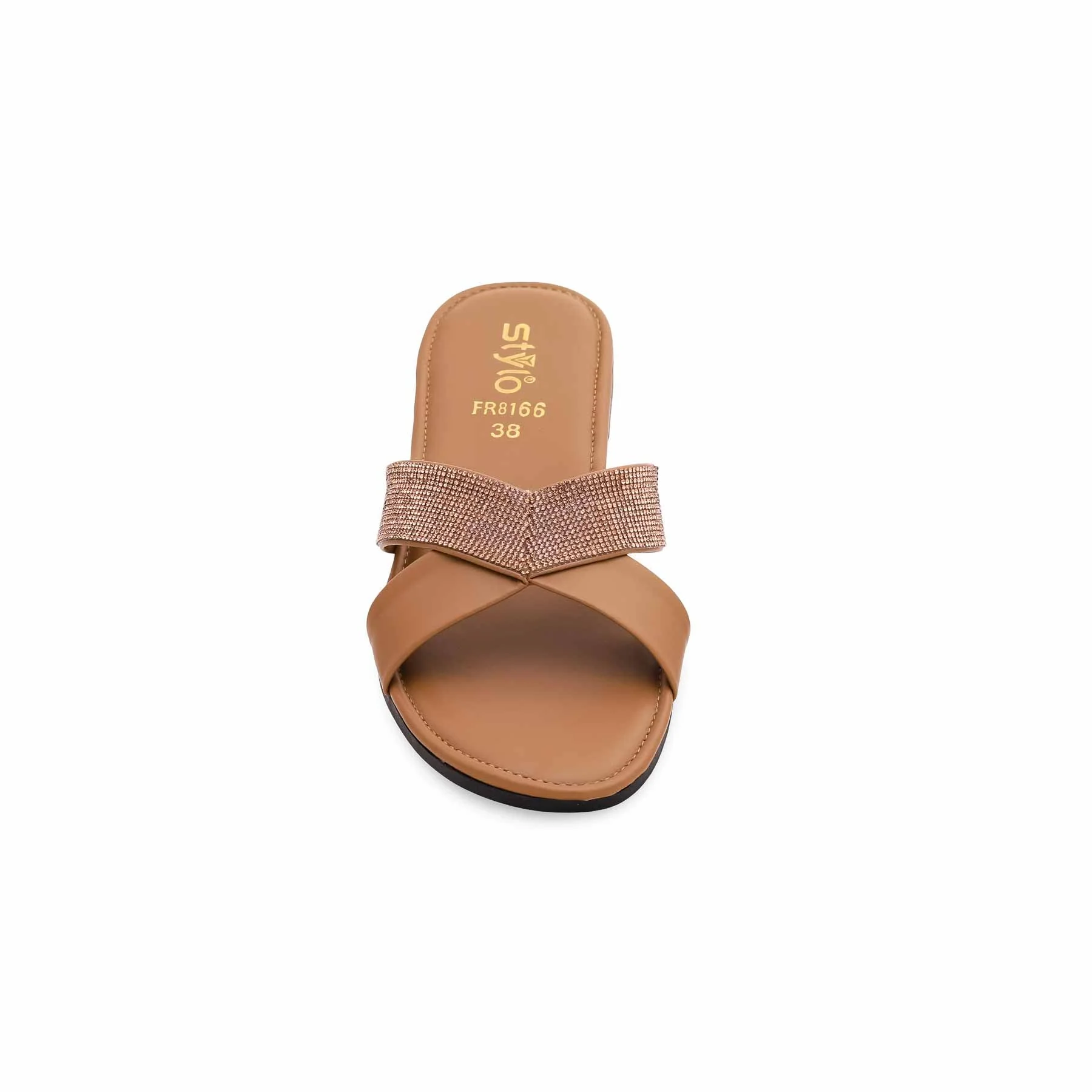 Brown Formal Slipper FR8166 - Image 3