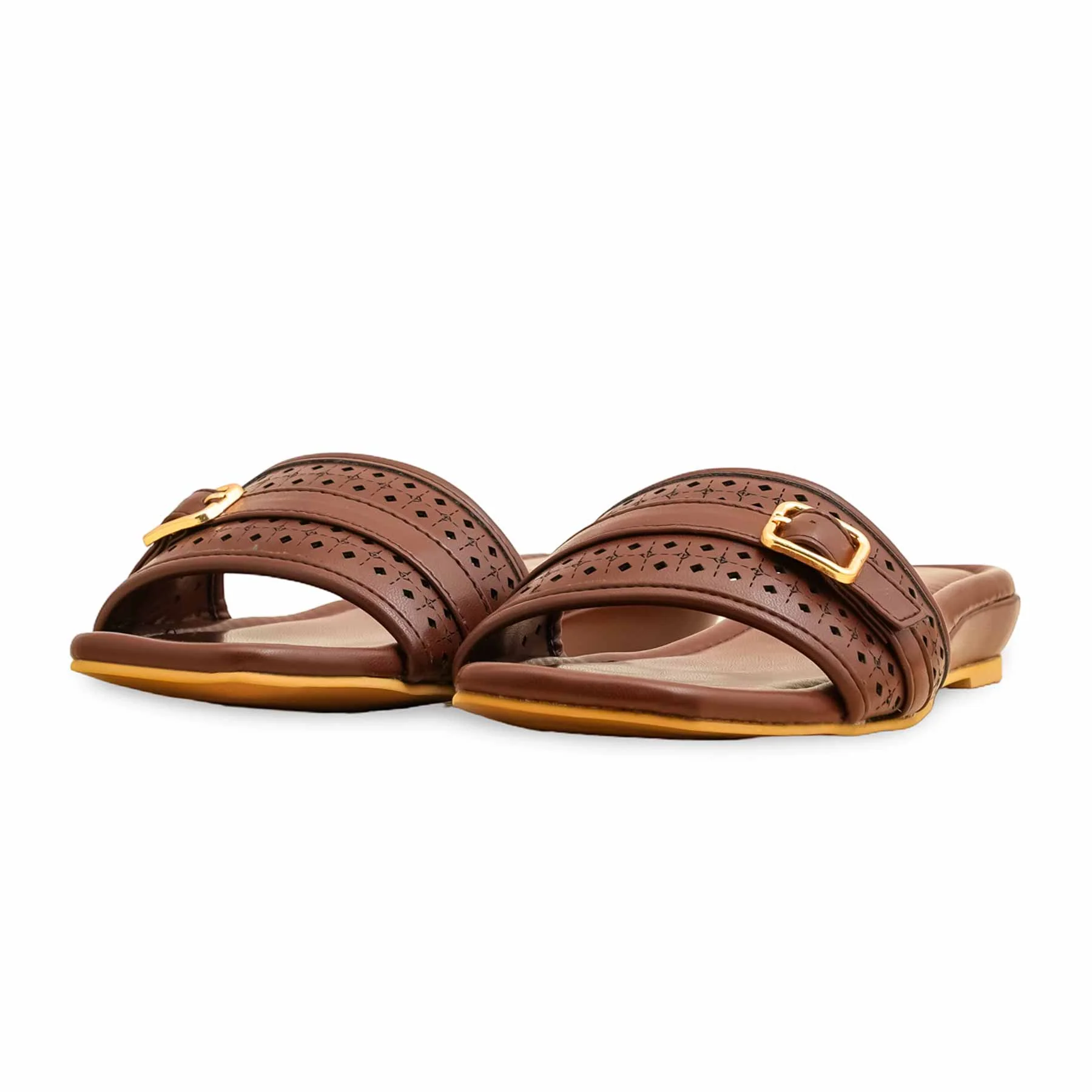 Brown Formal Slipper FR8411 - Image 3