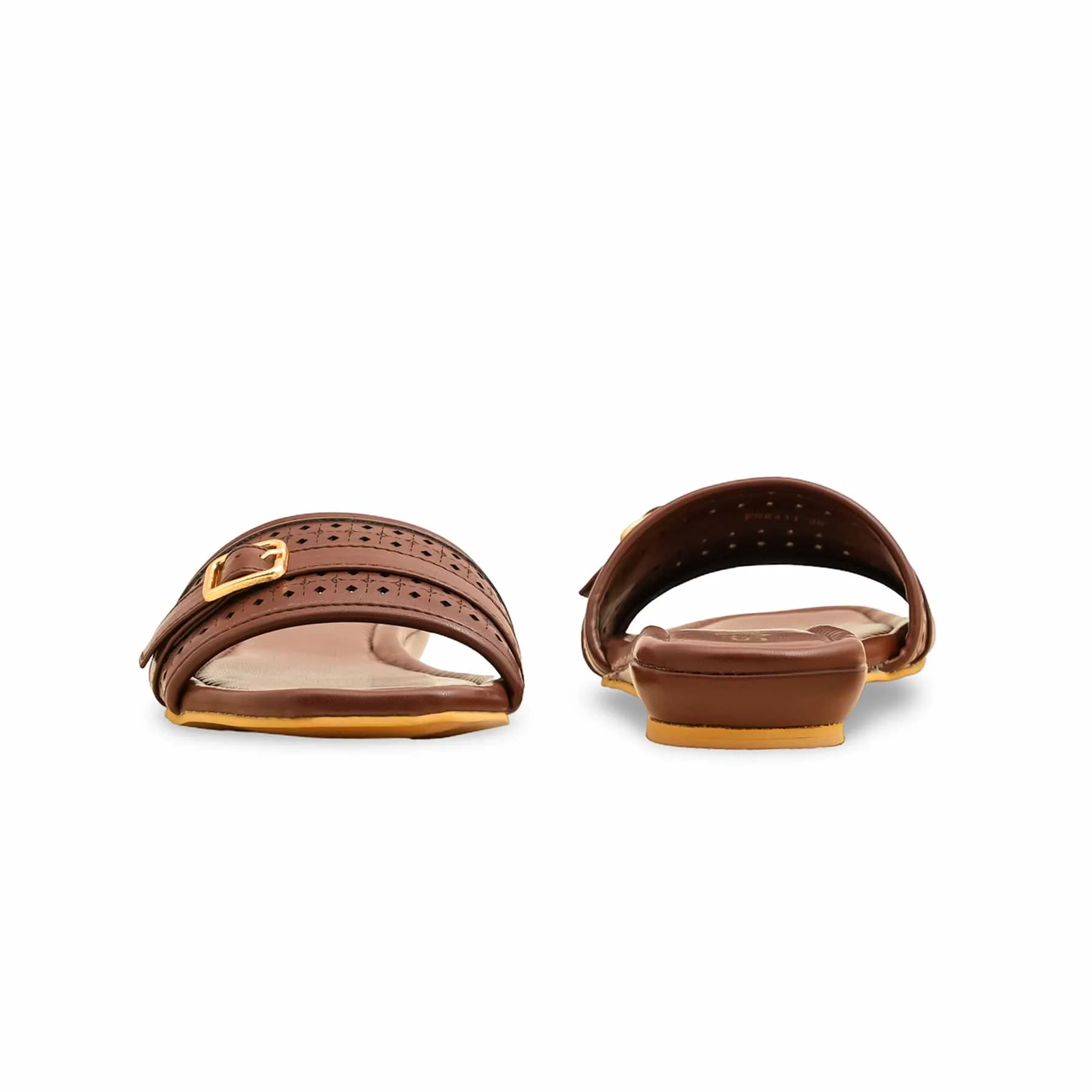 Brown Formal Slipper FR8411 - Image 4