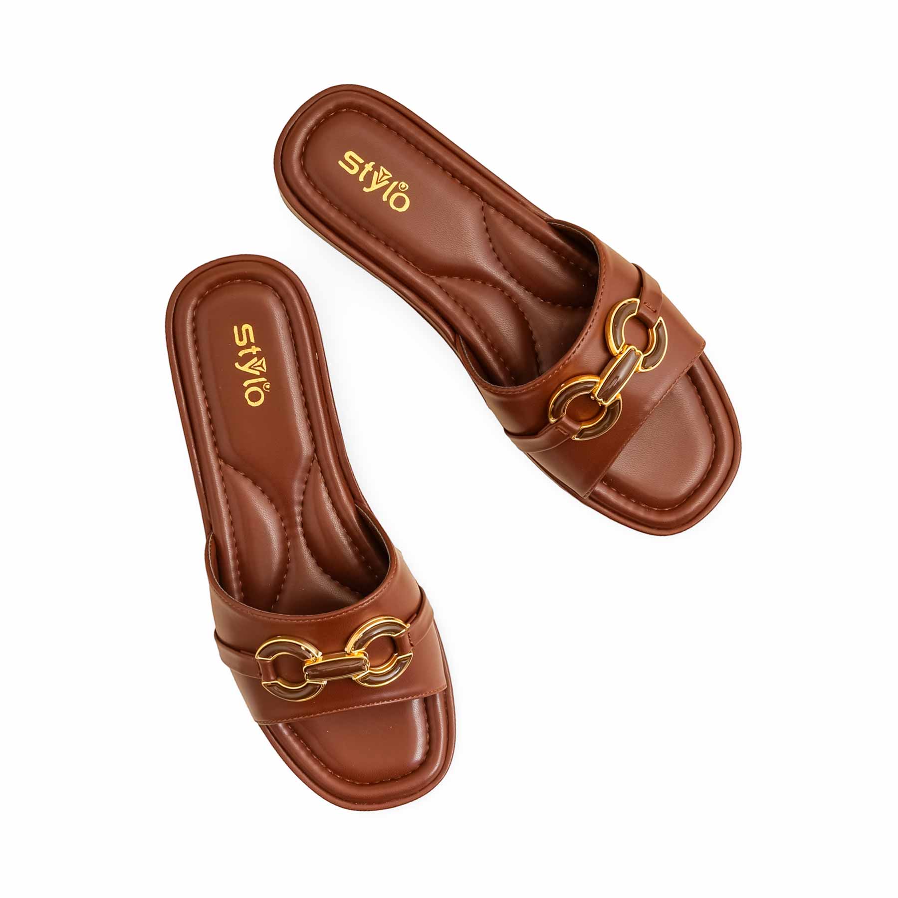 Brown Formal Slipper PU0536 - Image 5