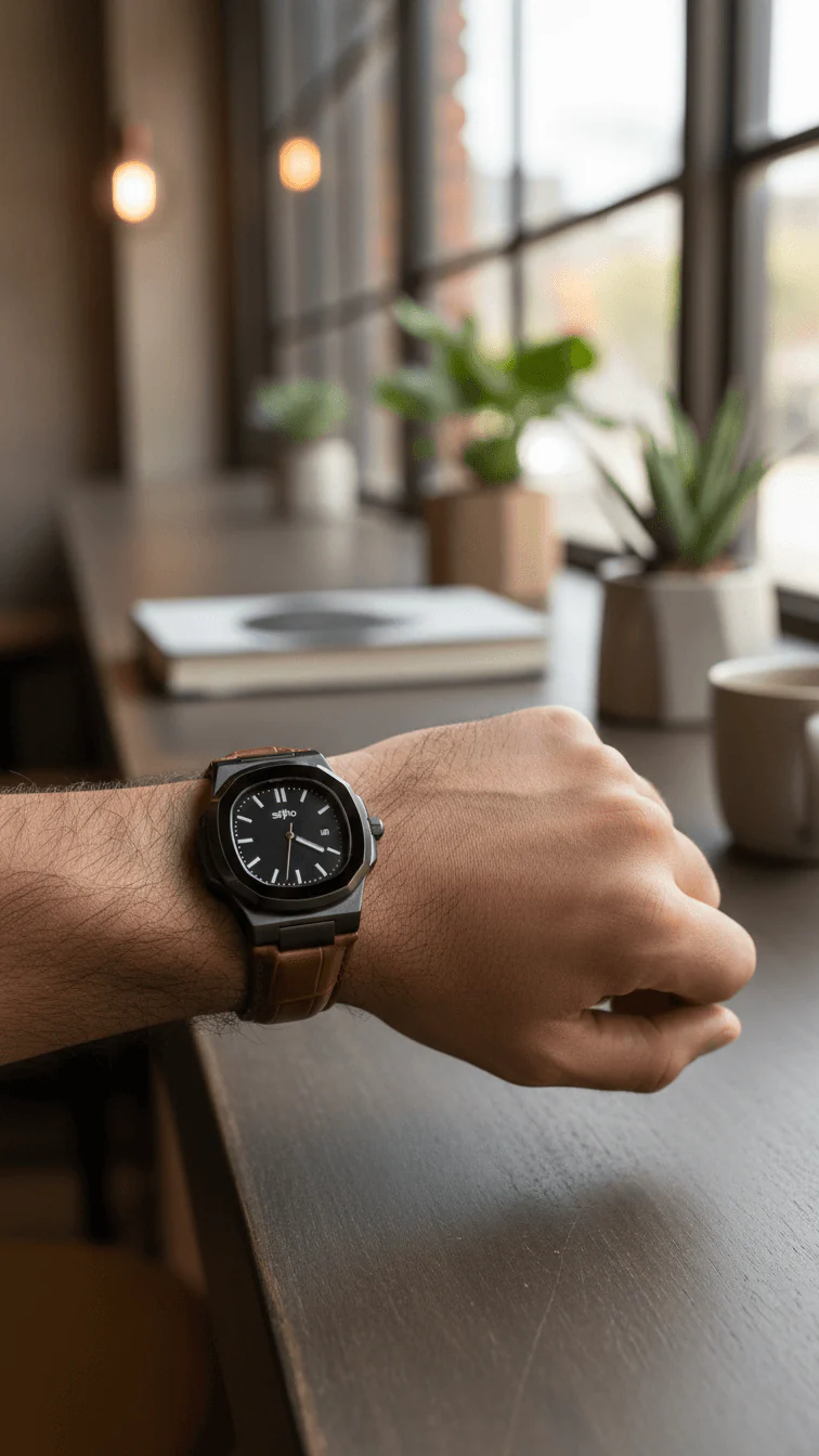 Brown Gents Watch J34032