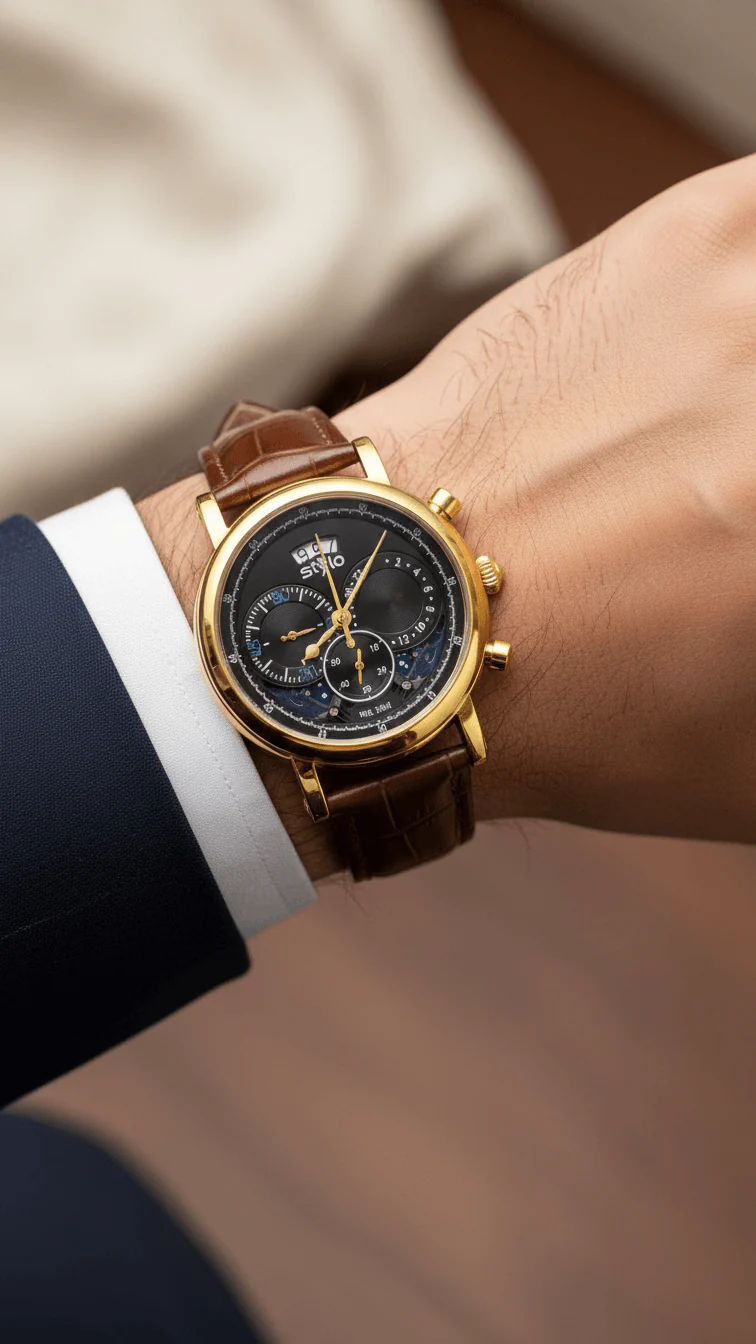 Brown Gents Watch J34034