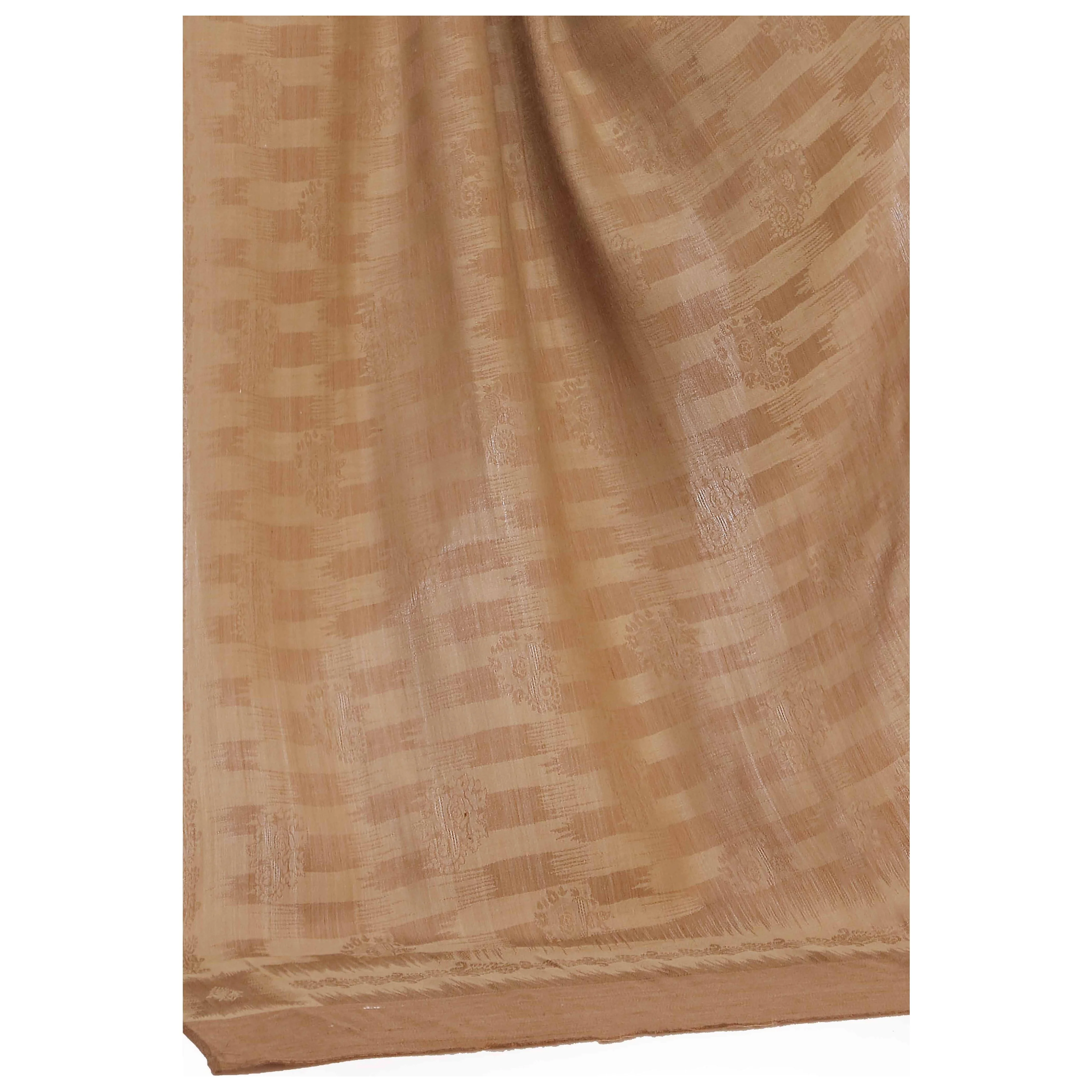 Brown Jacquard Shawl PW2715 - Image 2