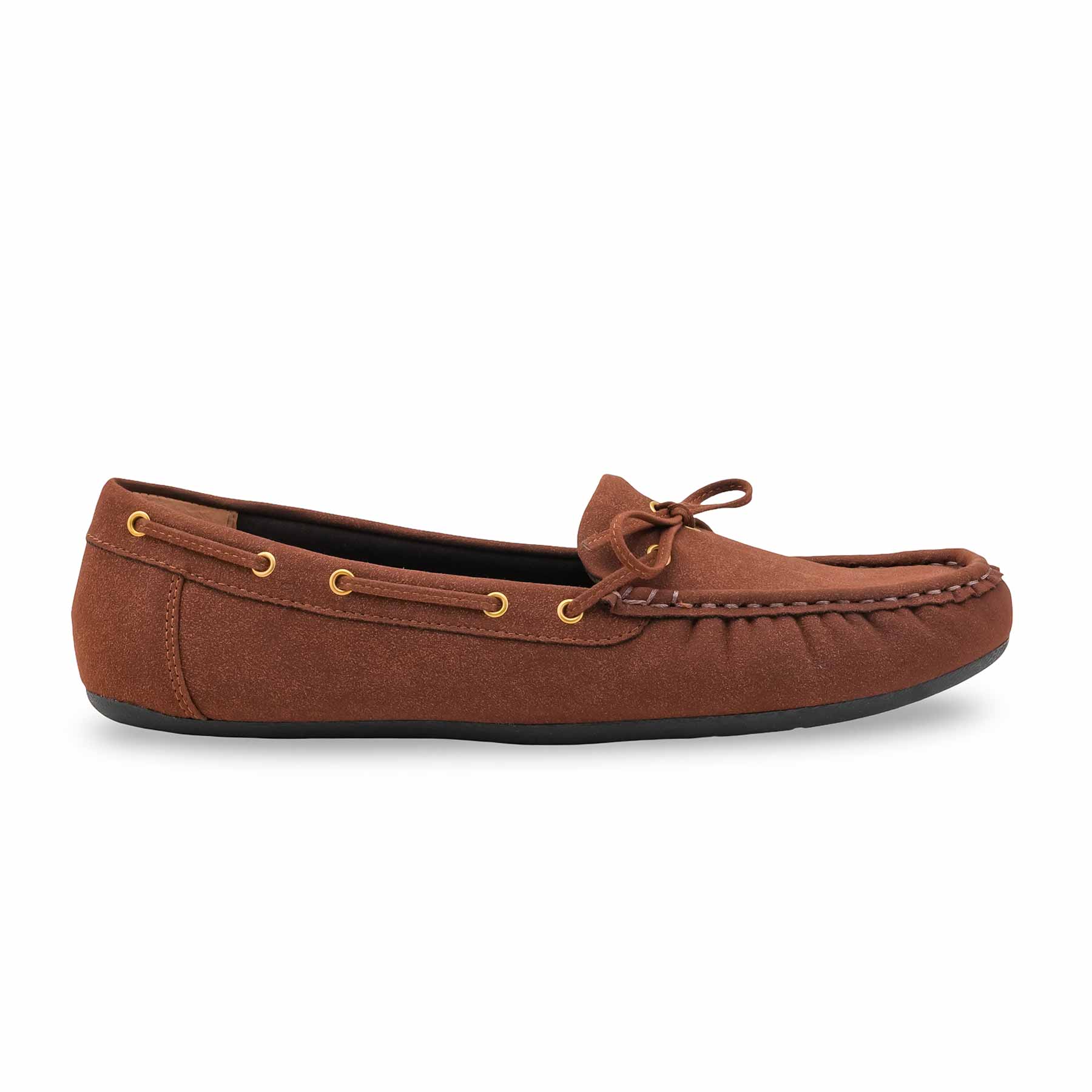 Brown Moccasin For Women LWN429 - Image 3