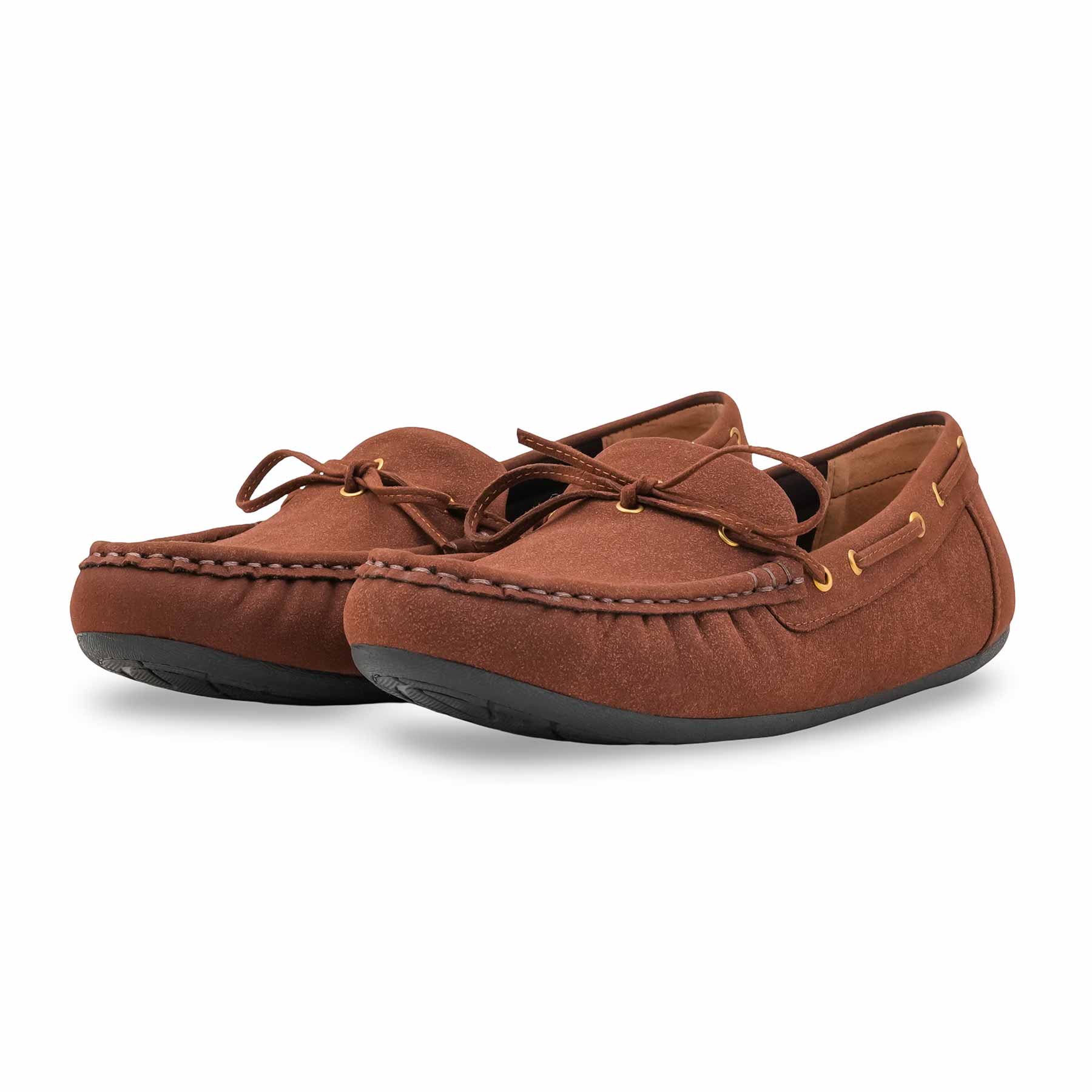 Brown Moccasin For Women LWN429 - Image 4
