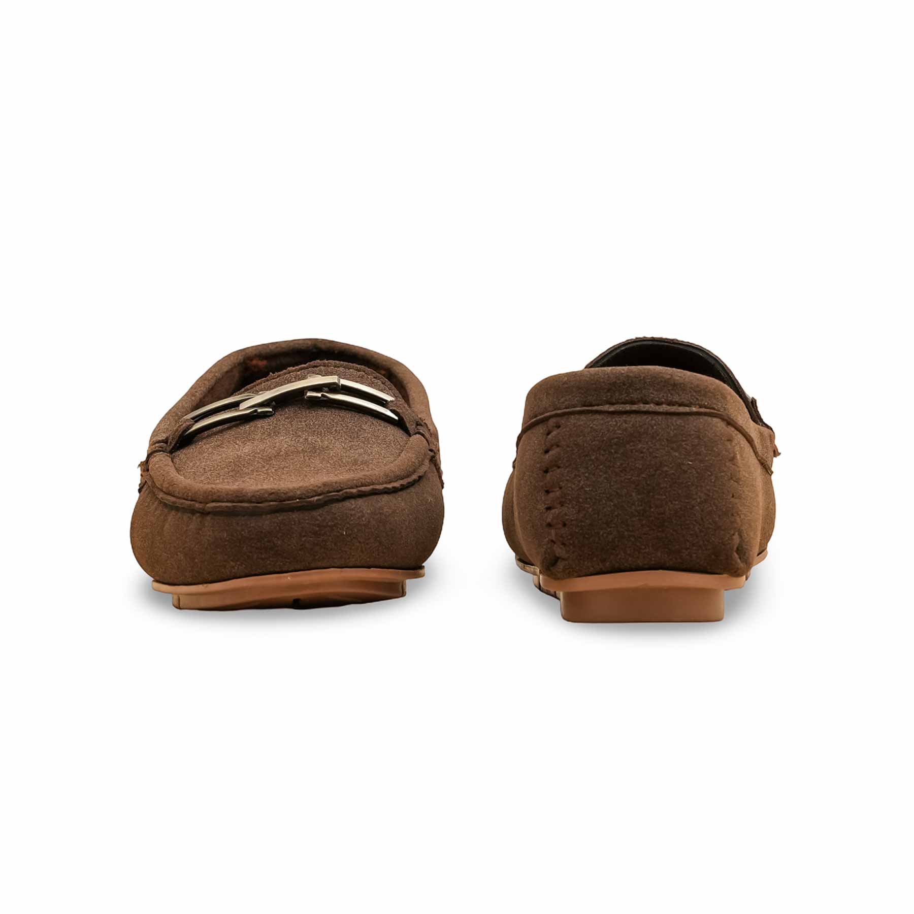 Brown Moccasin For Women WN4505 - Image 4
