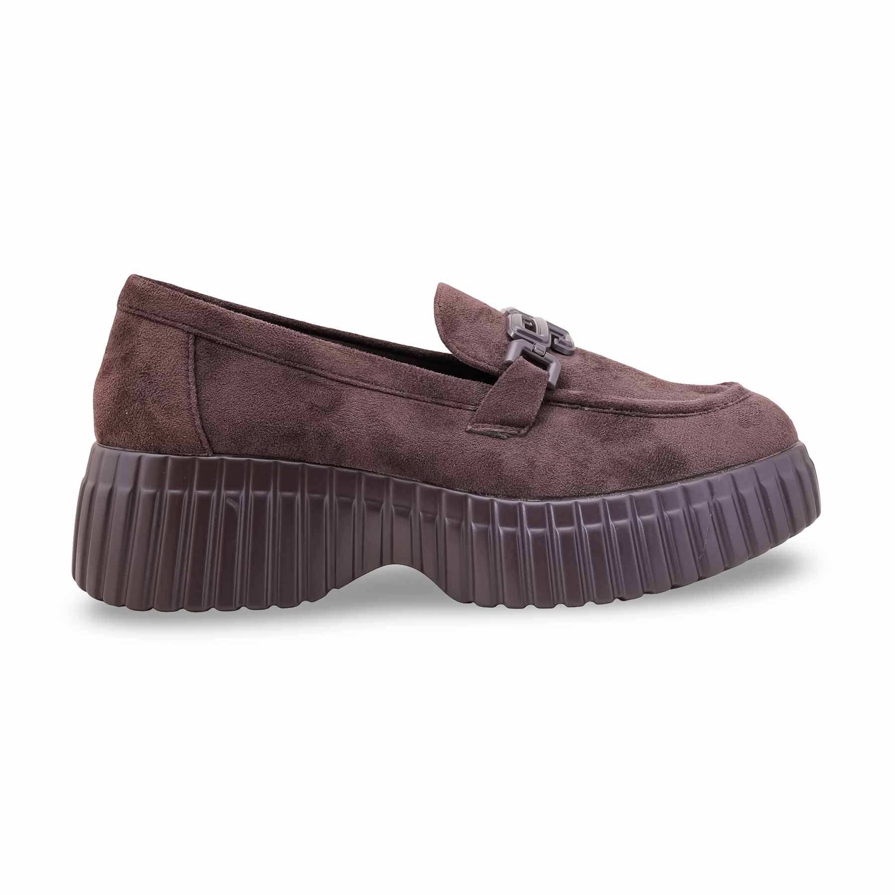 Brown Moccasin For Women WN4526 - Image 2