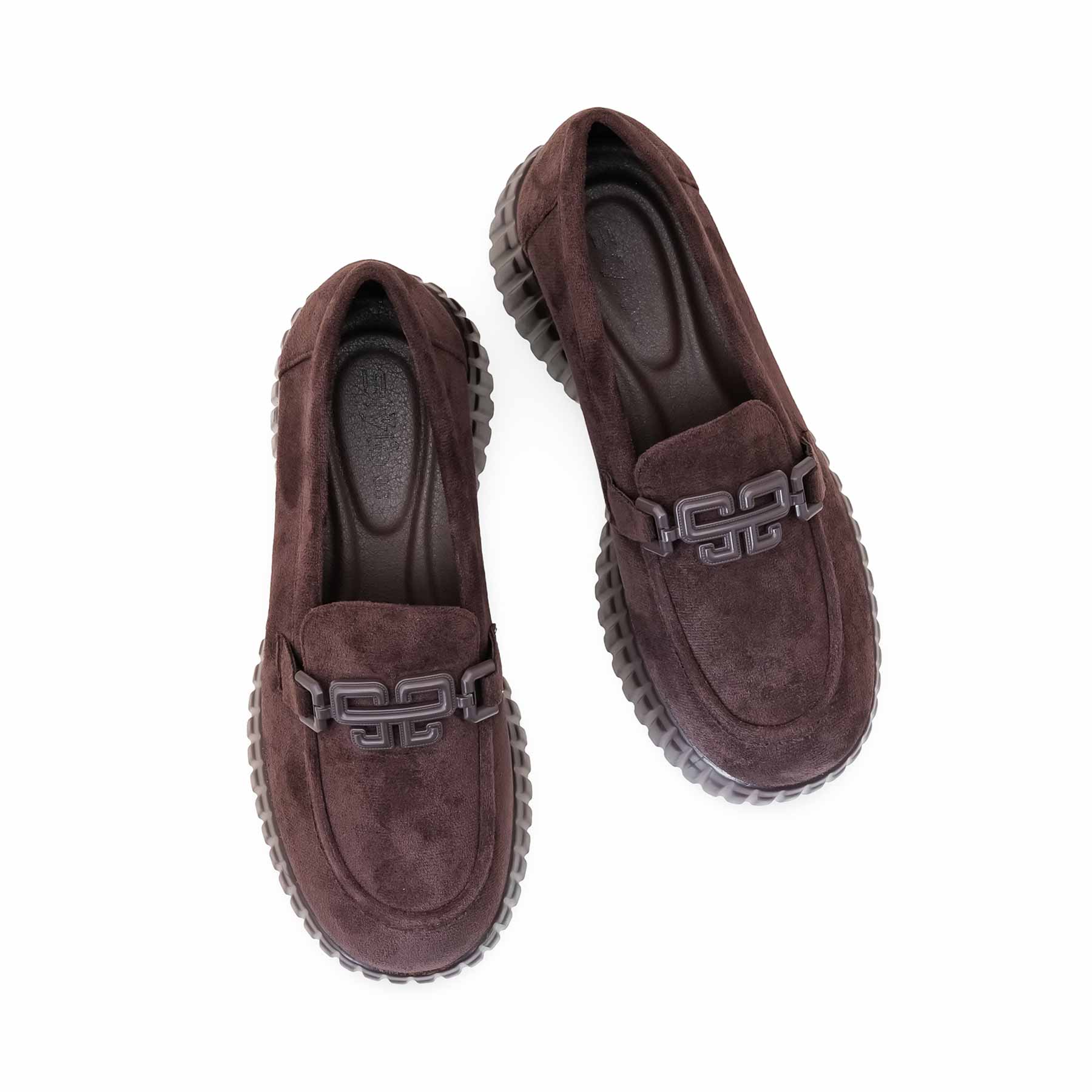 Brown Moccasin For Women WN4526 - Image 5