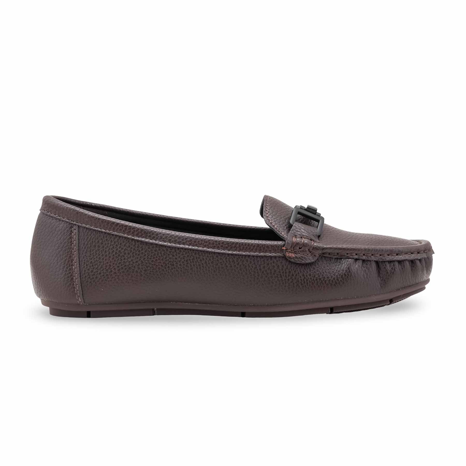 Brown Moccasin For Women WN4554 - Image 2
