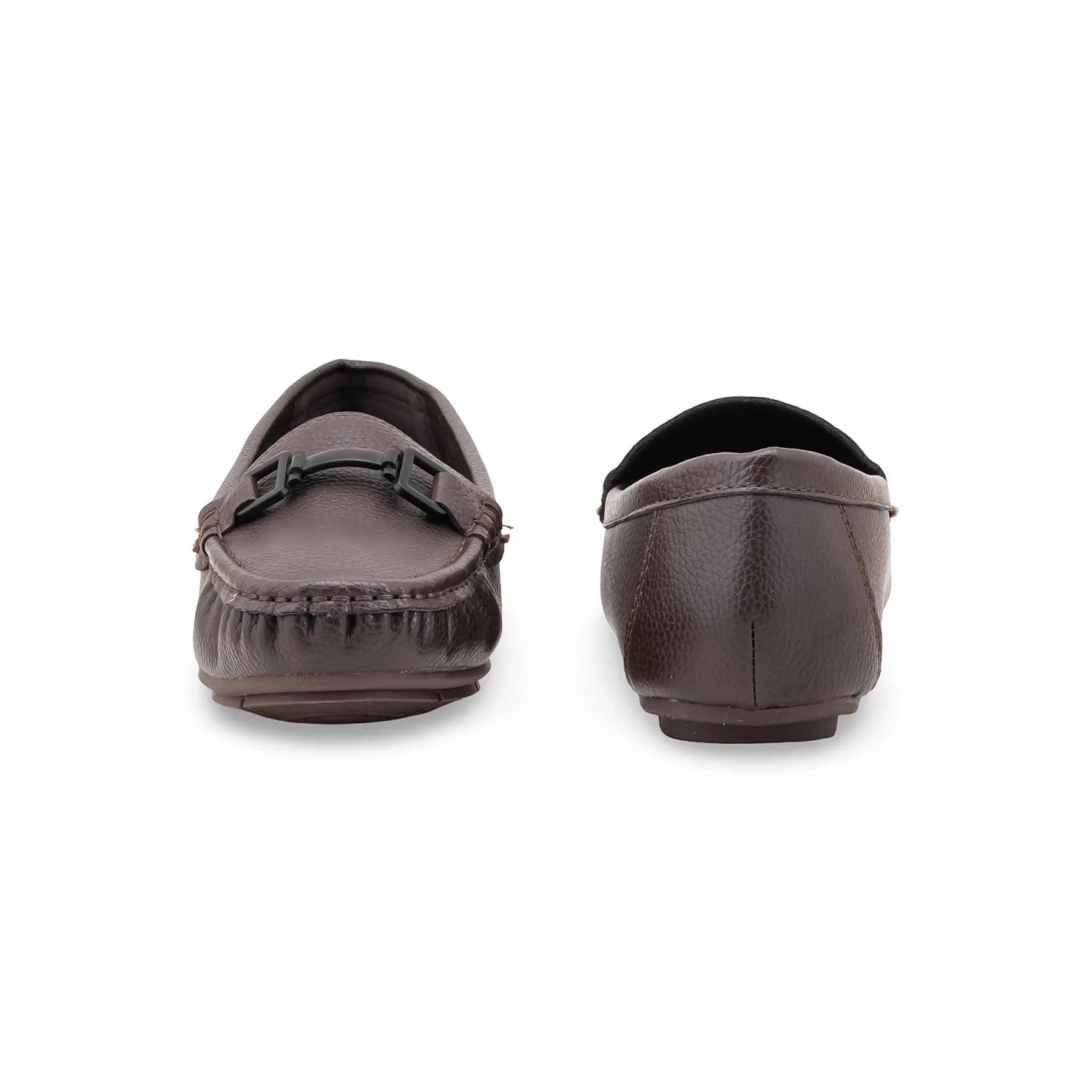 Brown Moccasin For Women WN4554 - Image 4