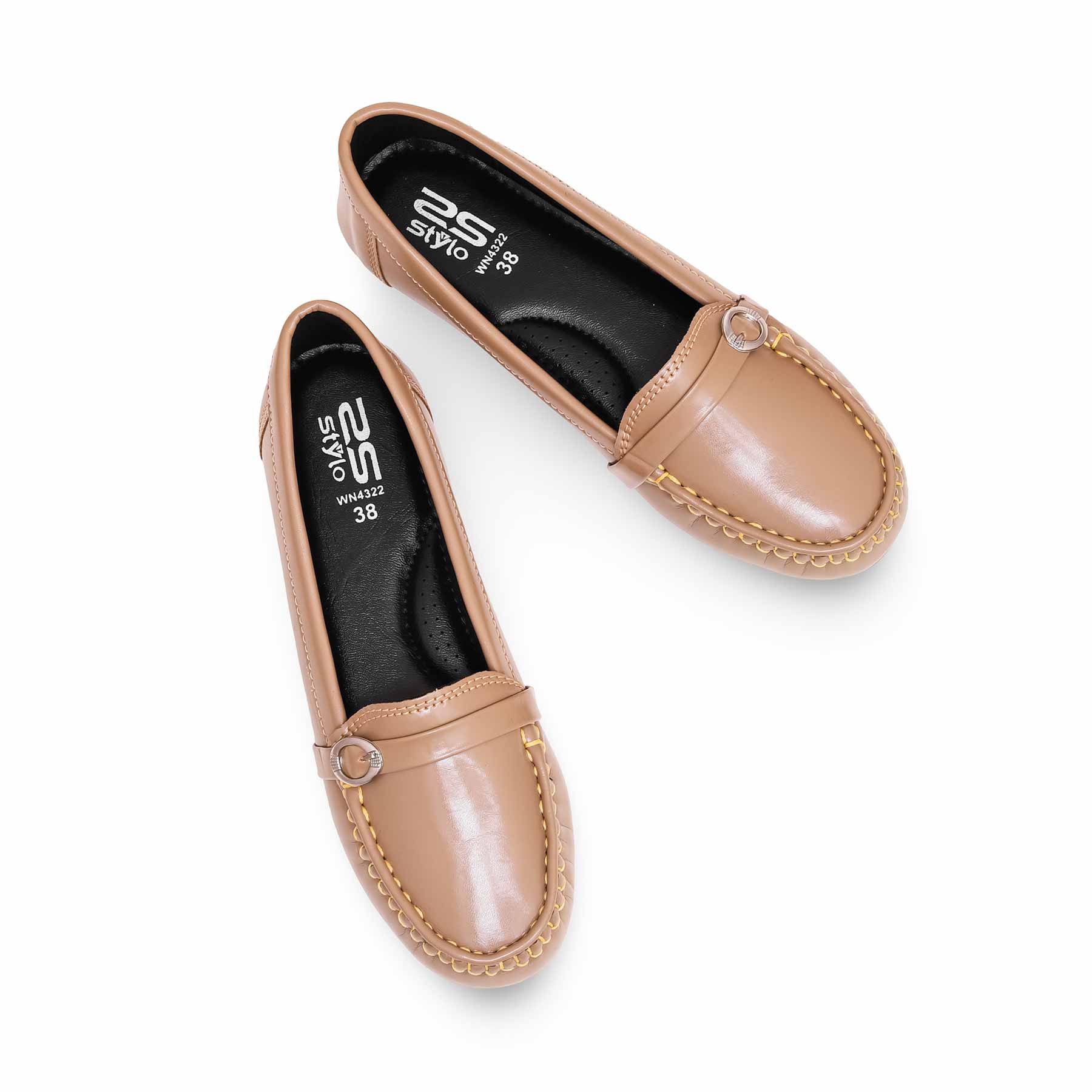 Brown Moccasin WN4322 - Image 4