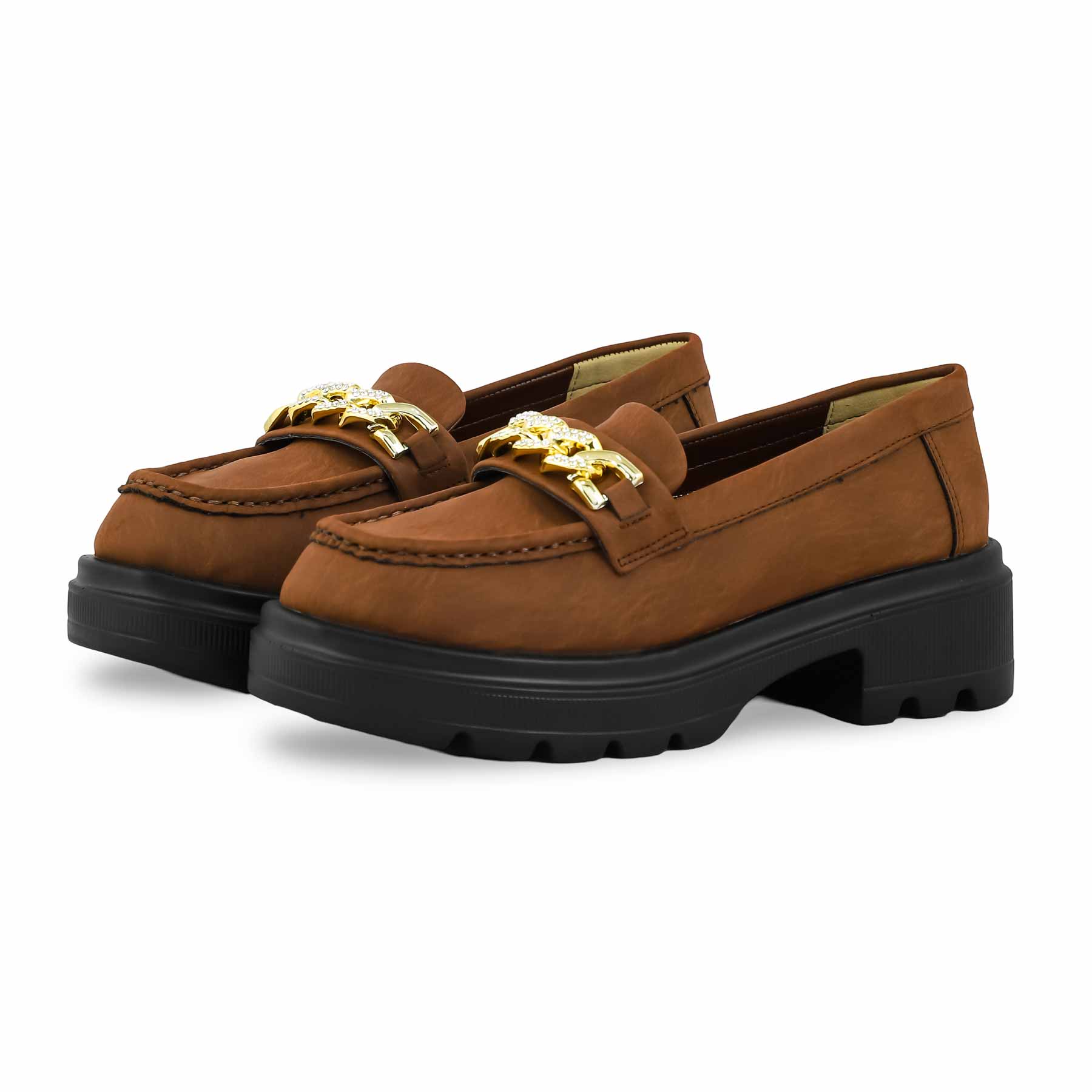Brown Stylish Moccasin WN4362 - Image 2