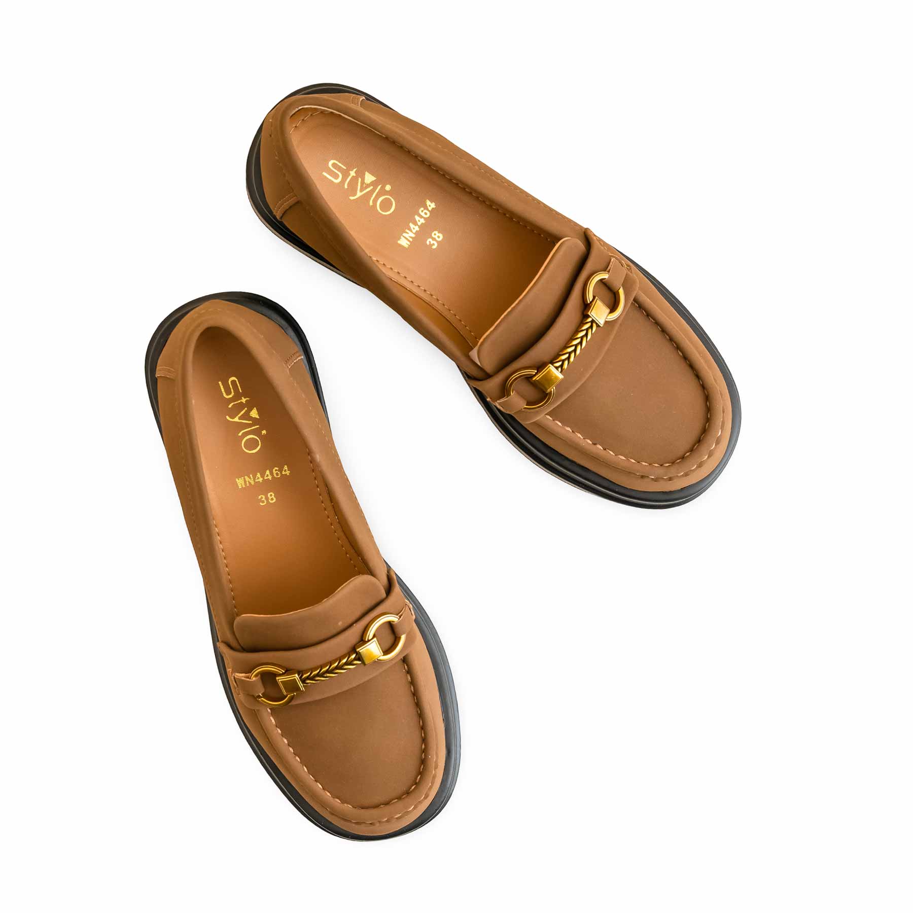 Brown Moccasin WN4464 - Image 4