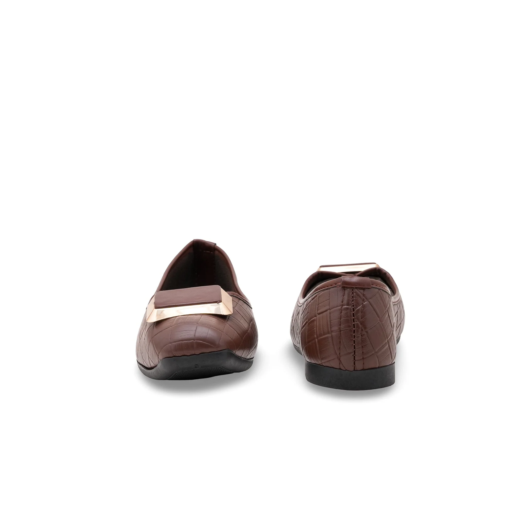 Brown Pumps For Ladies WN1277 - Image 4